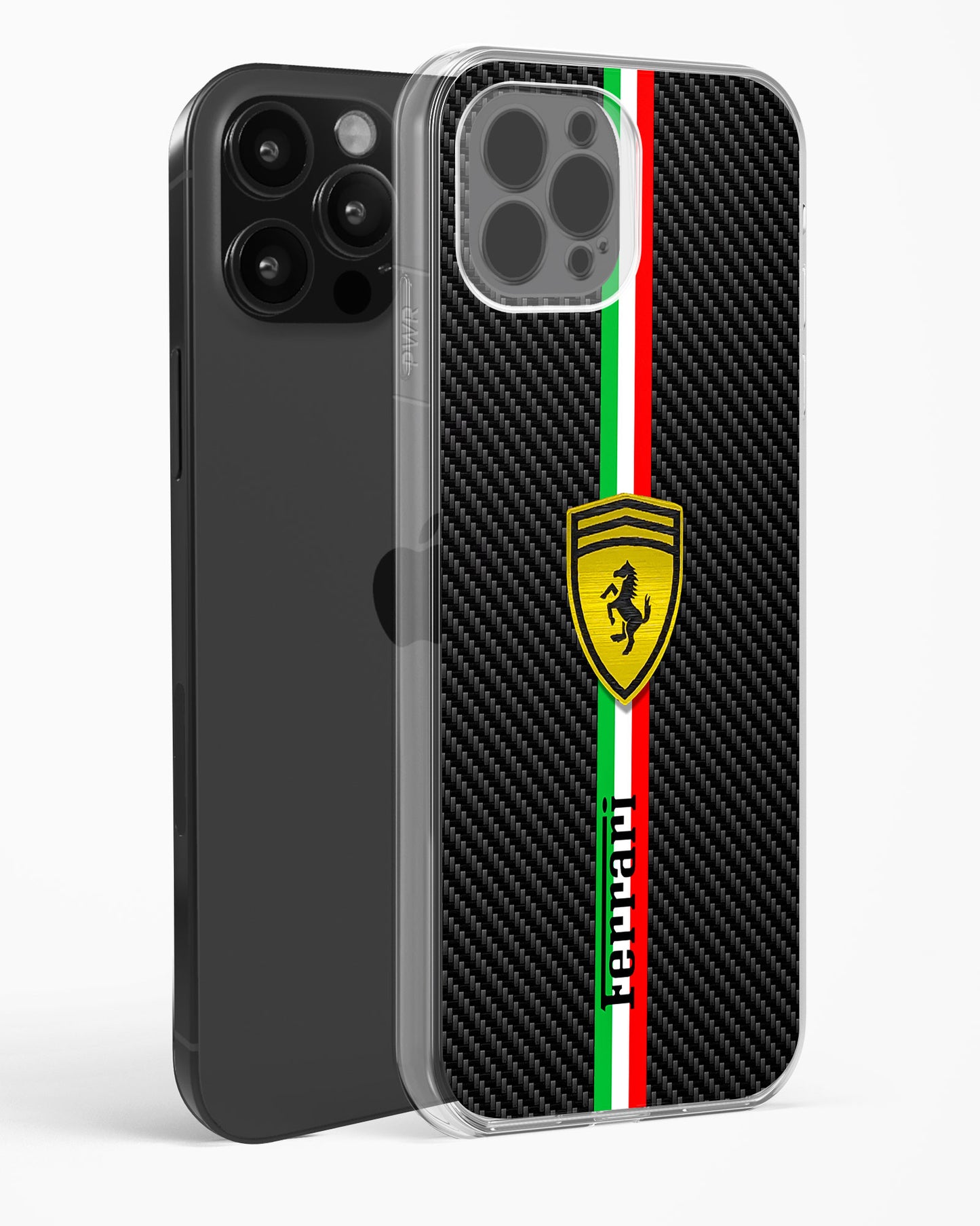 4D Cool Racing Logo Clear Silicone Case