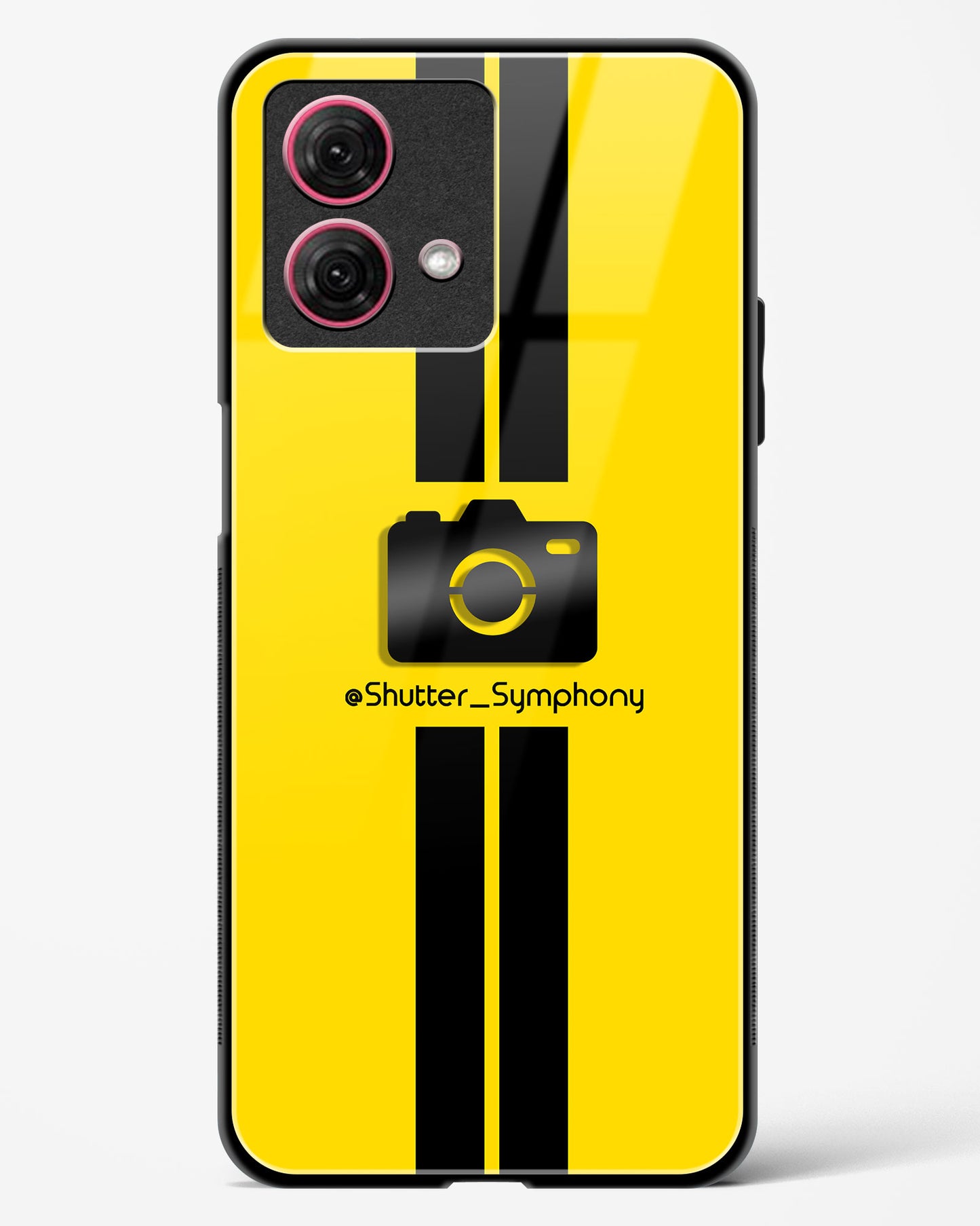 4D Photography Logo Glass Phone Case-Moto G84 5G
