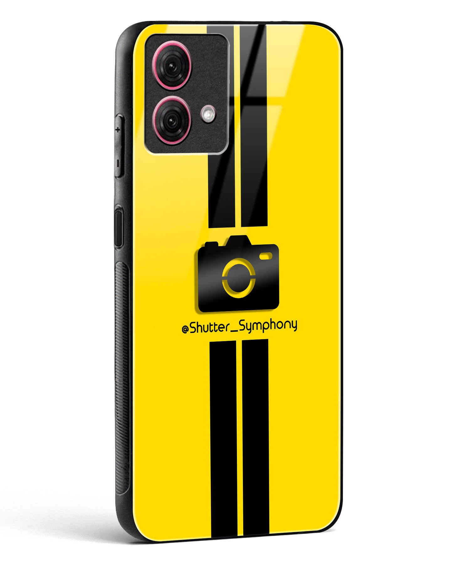 4D Photography Logo Glass Phone Case-Moto G84 5G