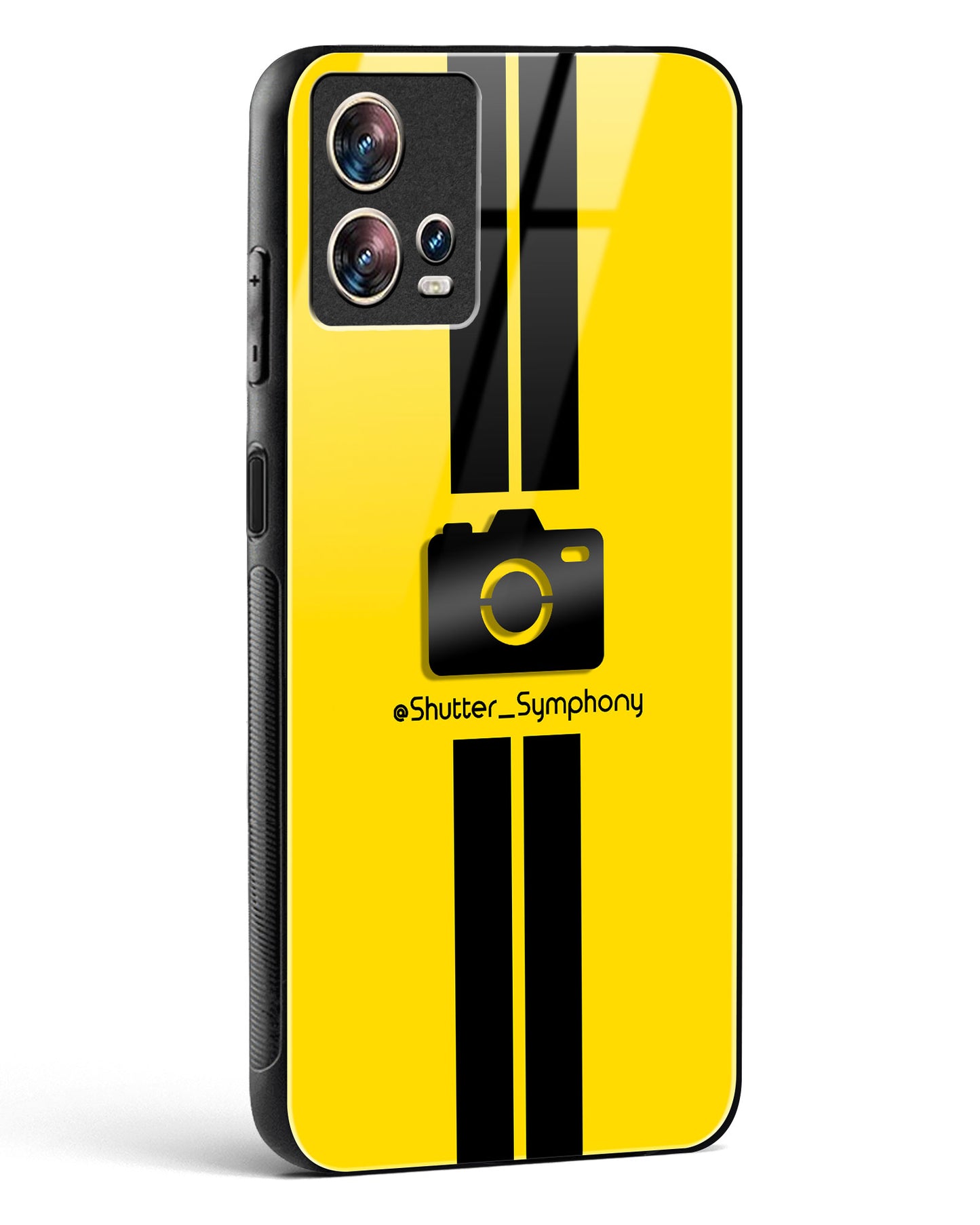 4D Photography Logo Glass Phone Case-Motorola Edge 30 Fusion