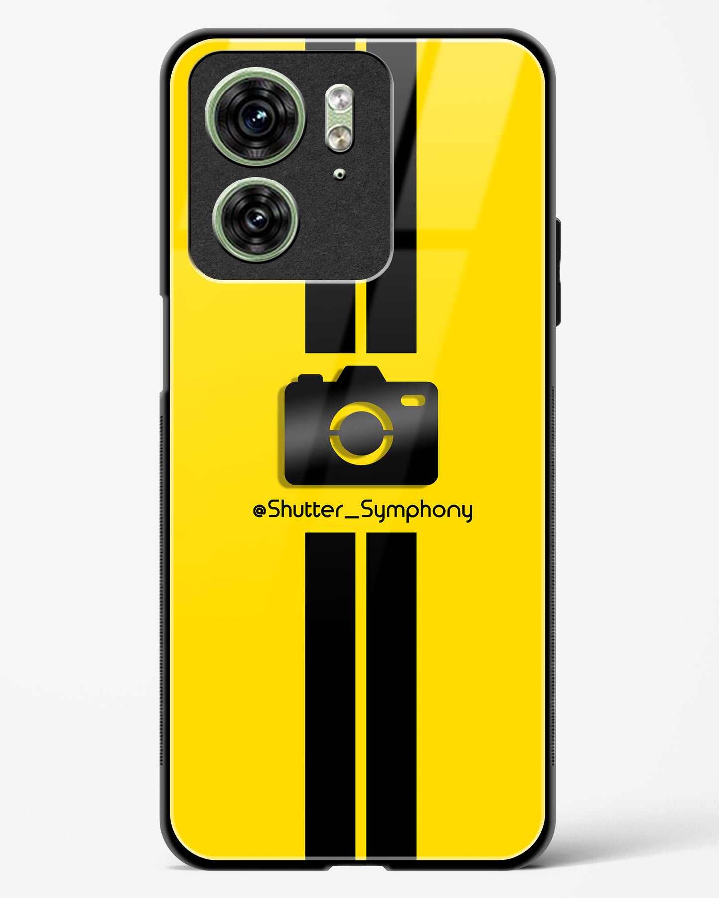 4D Photography Logo Glass Phone Case-Motorola Edge 40