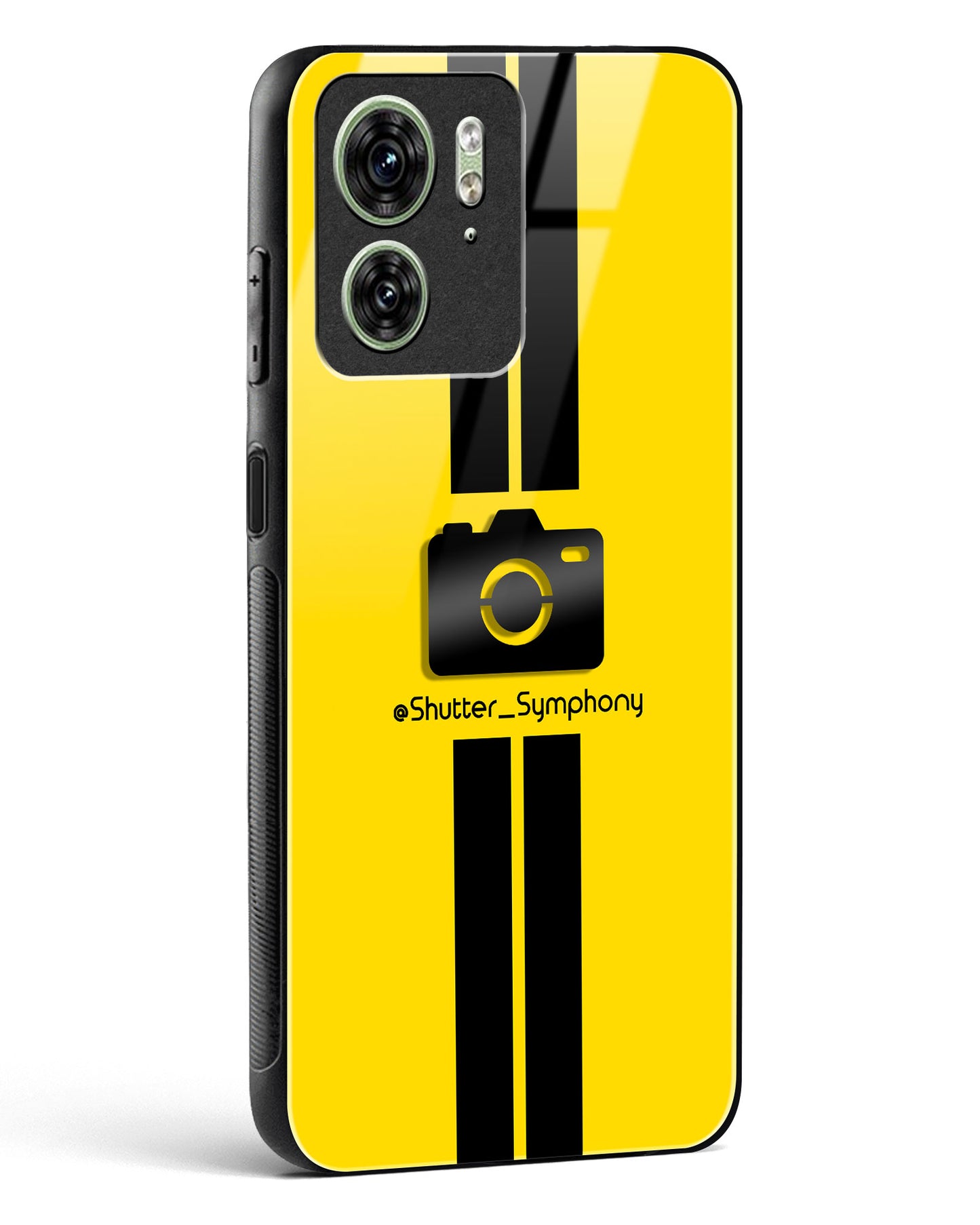 4D Photography Logo Glass Phone Case-Motorola Edge 40
