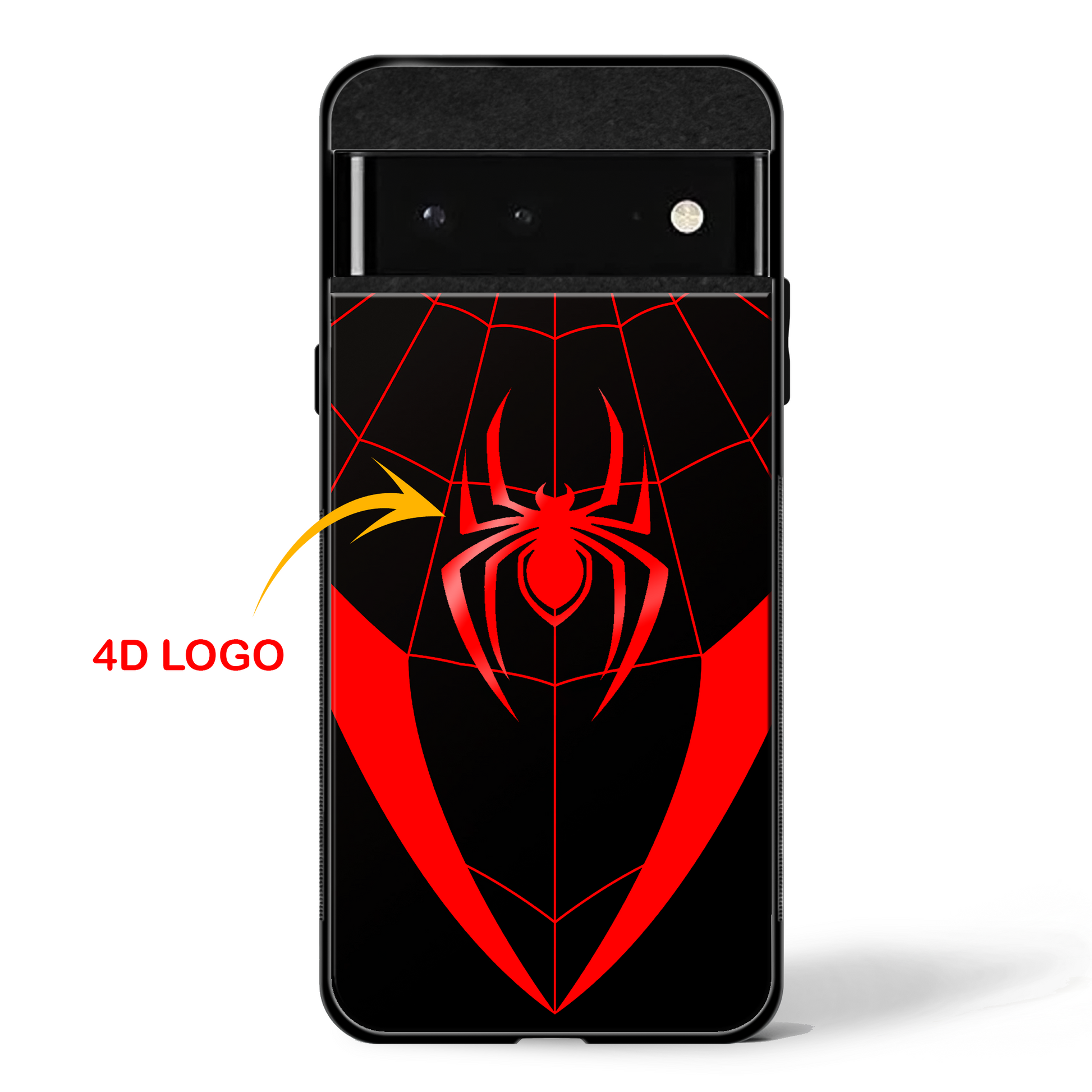 4D Spidey Logo-Google Pixel Glass Cases