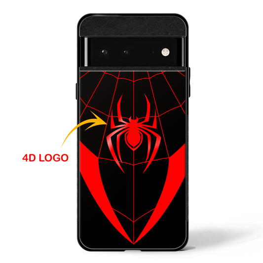 4D Spidey Logo-Google Pixel Glass Cases