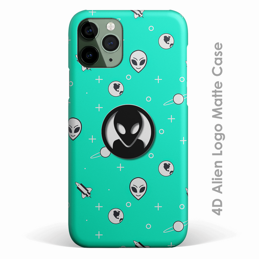 4D Alien Logo Matte Case -  - MW Stuffs -