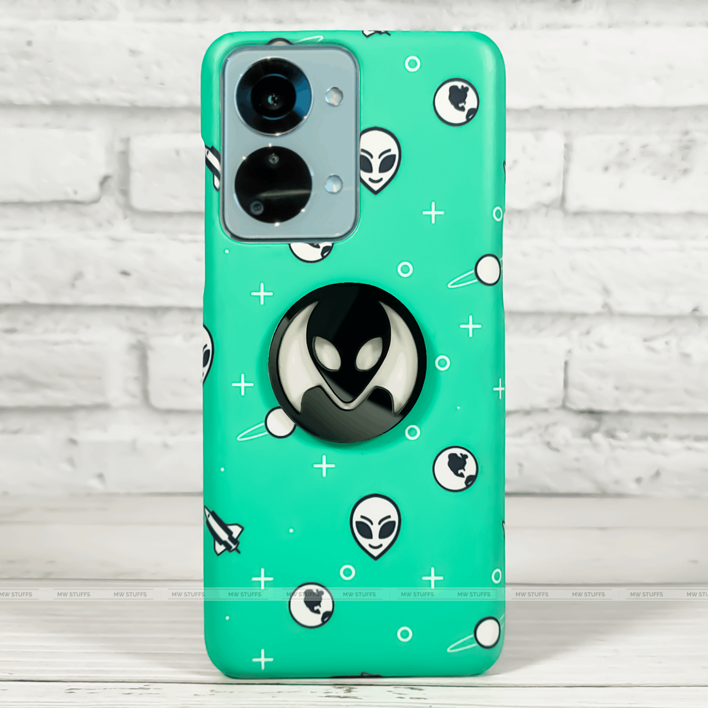 4D Alien Logo Matte Case - - MW Stuffs -