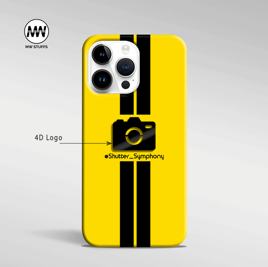 4D Camera Logo + Custom Name Matte Case -  - MW Stuffs -