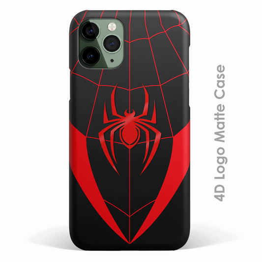 4D Spider Superhero Logo Matte Case -  - MW Stuffs -