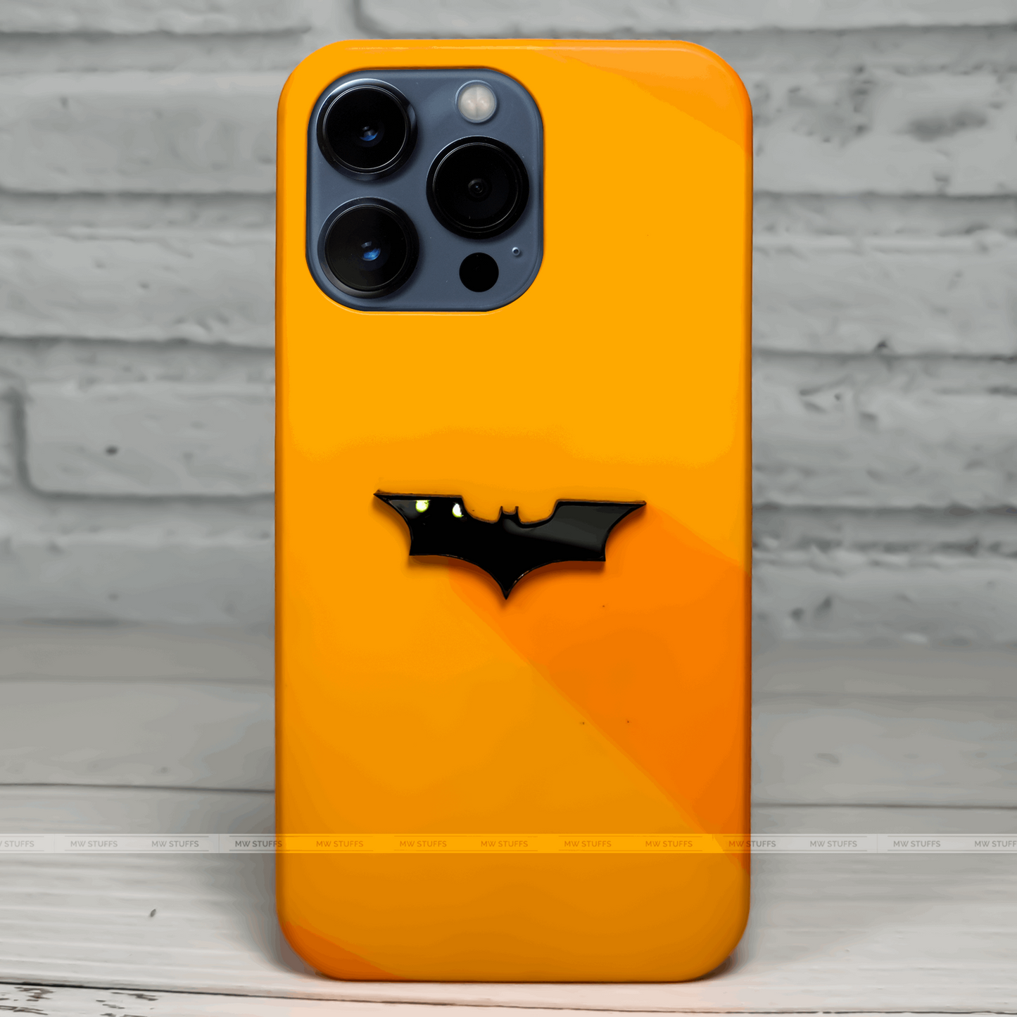 4D Superhero Logo Matte Case - - MW Stuffs -