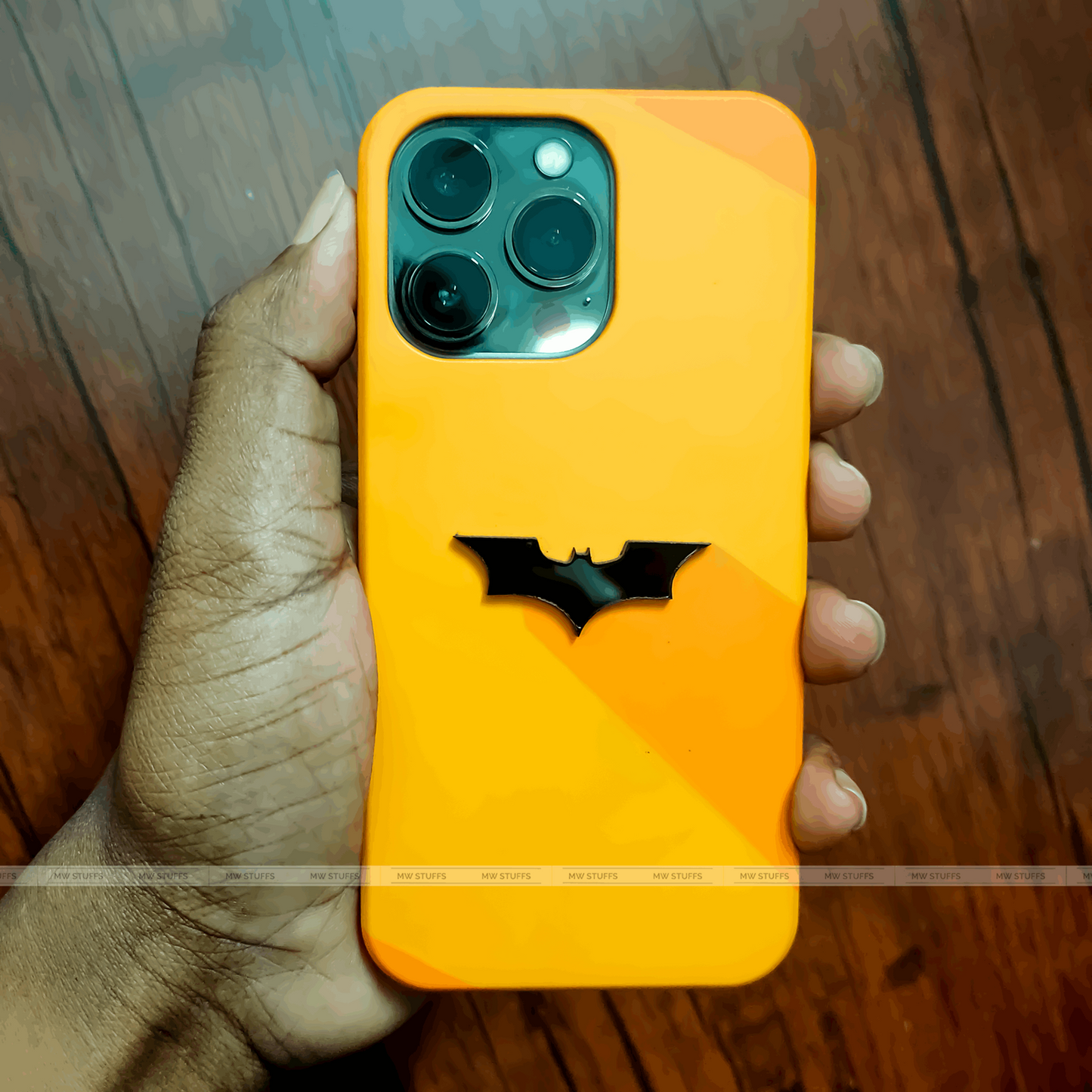 4D Superhero Logo Matte Case - - MW Stuffs -