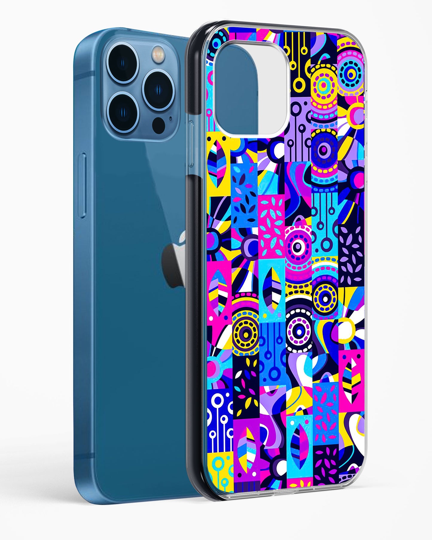 Abstract Fusion Colorful Impact Drop Protection Case