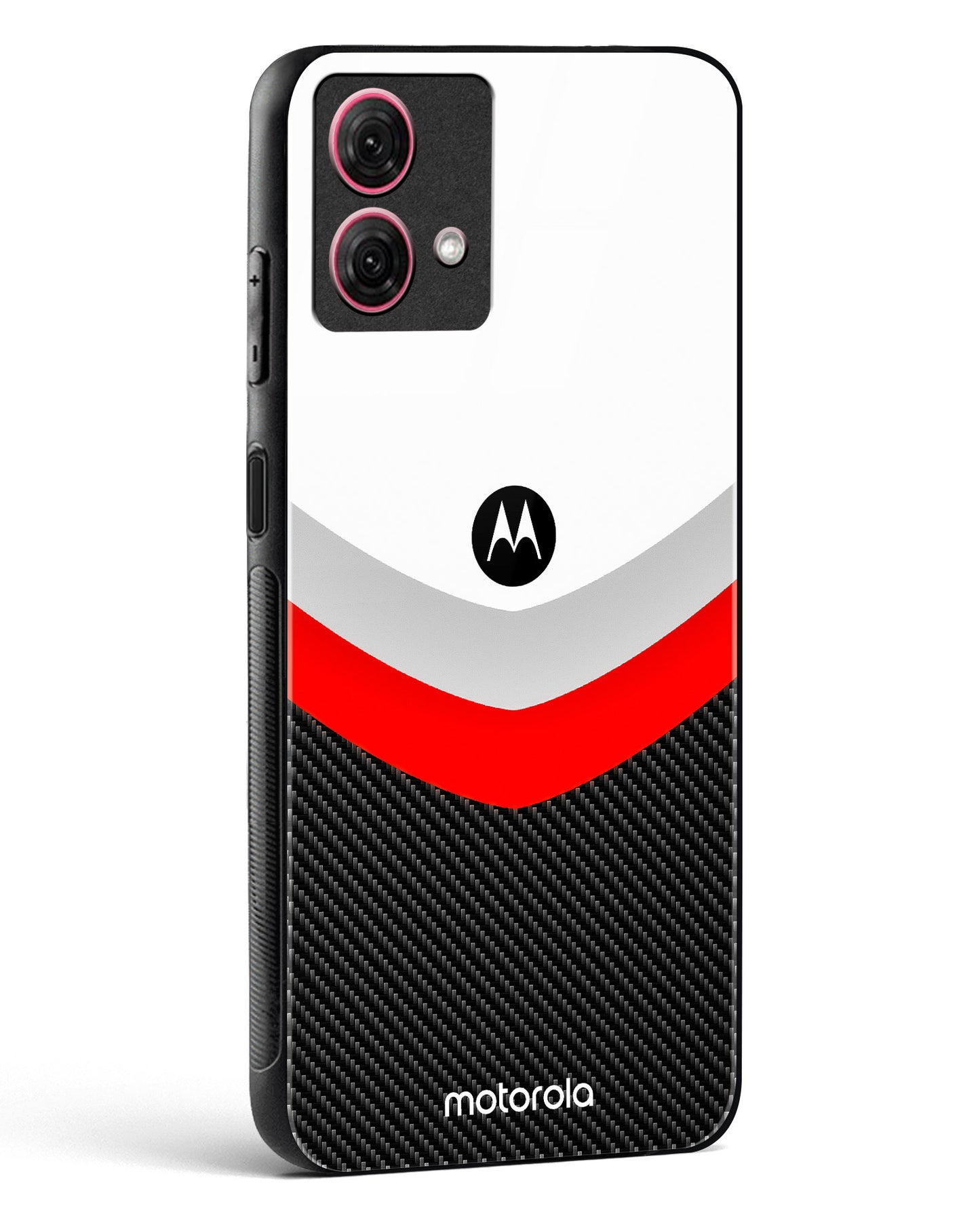 Abstract carbon Pattern Glass Phone Case-Moto G84 5G