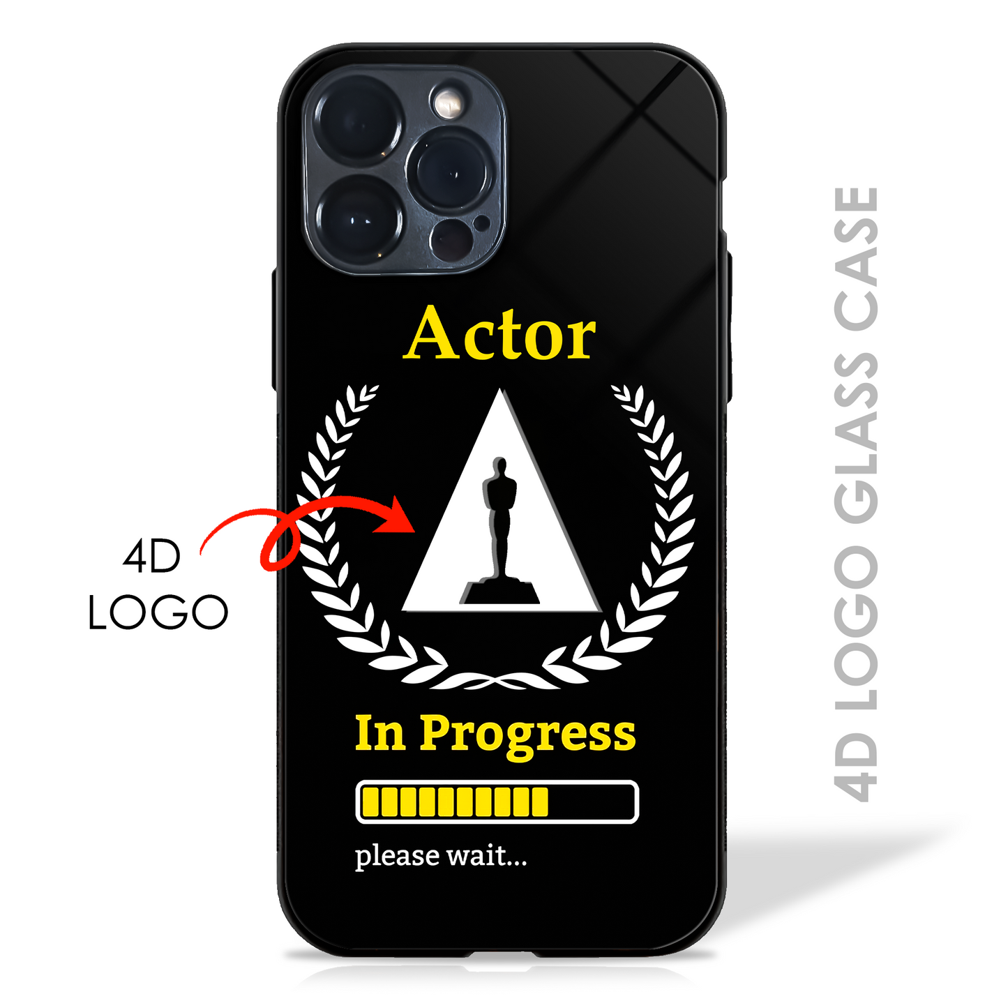 Actor in Progress - 4D Logo Glass Case