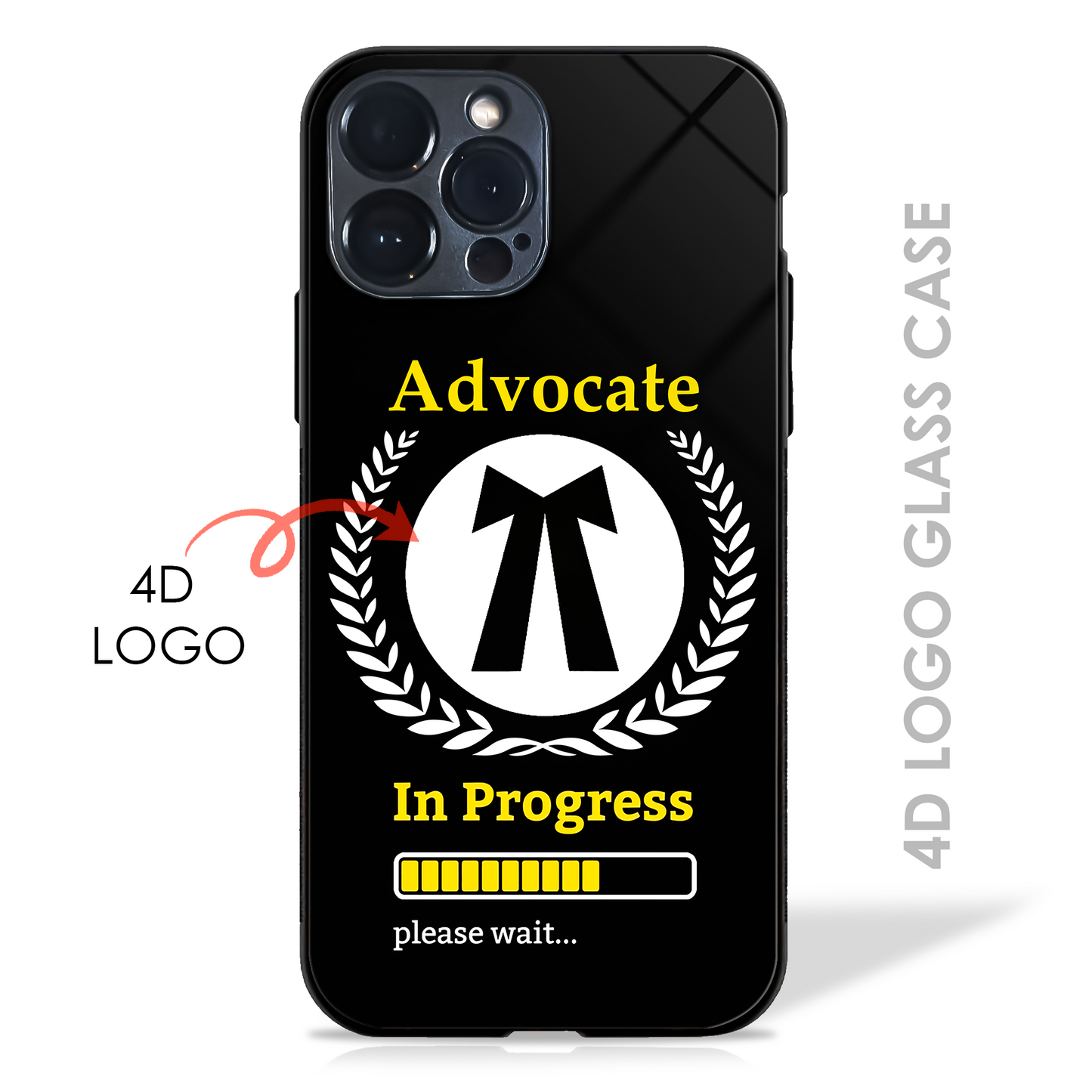 Lawyer in Progress - 4D Logo Glass Case