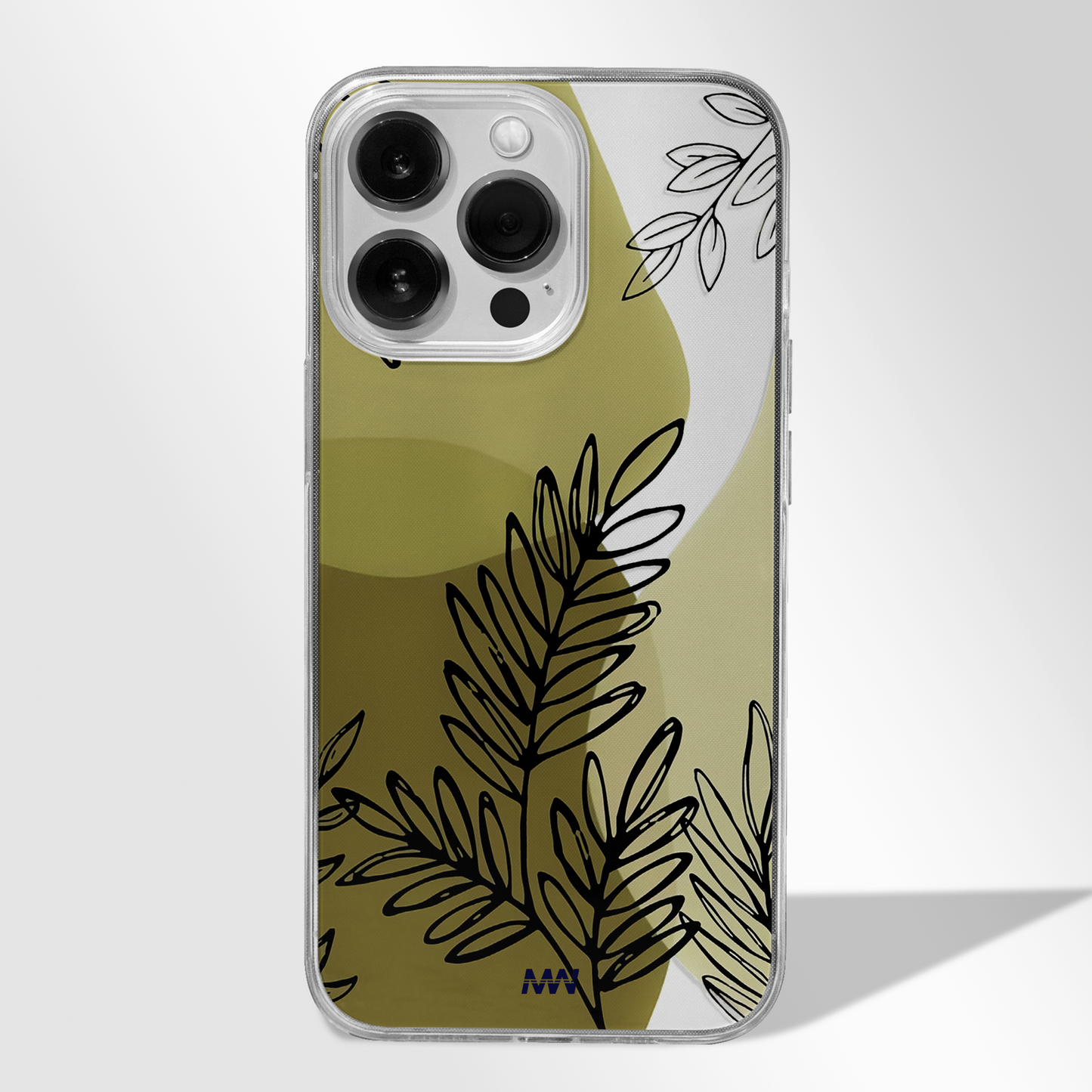 Aesthetic Floral Premium CLEAR CASE - - MW Stuffs -