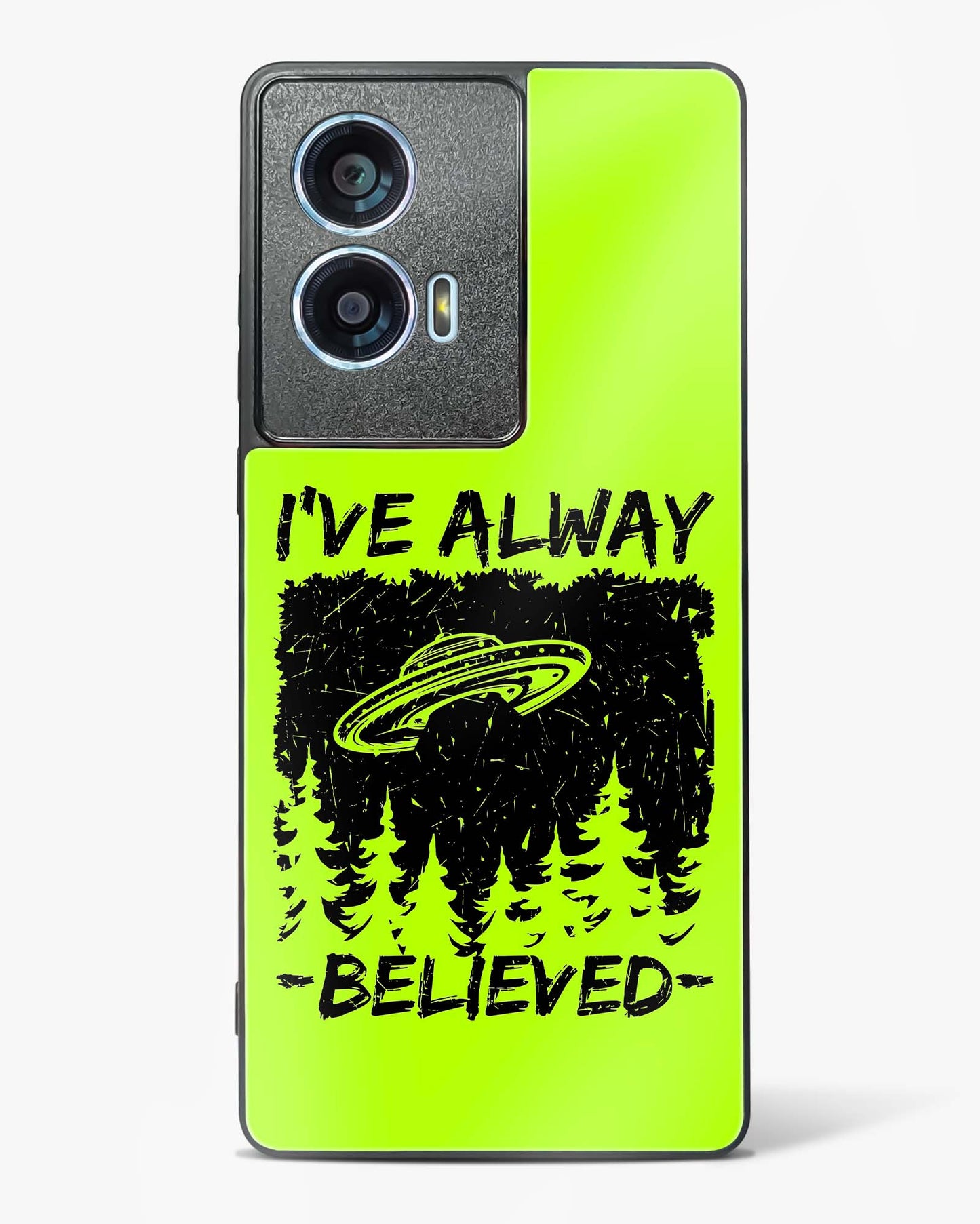 Alien Quoted Glass Phone Case-Motorola Edge 50 Fusion