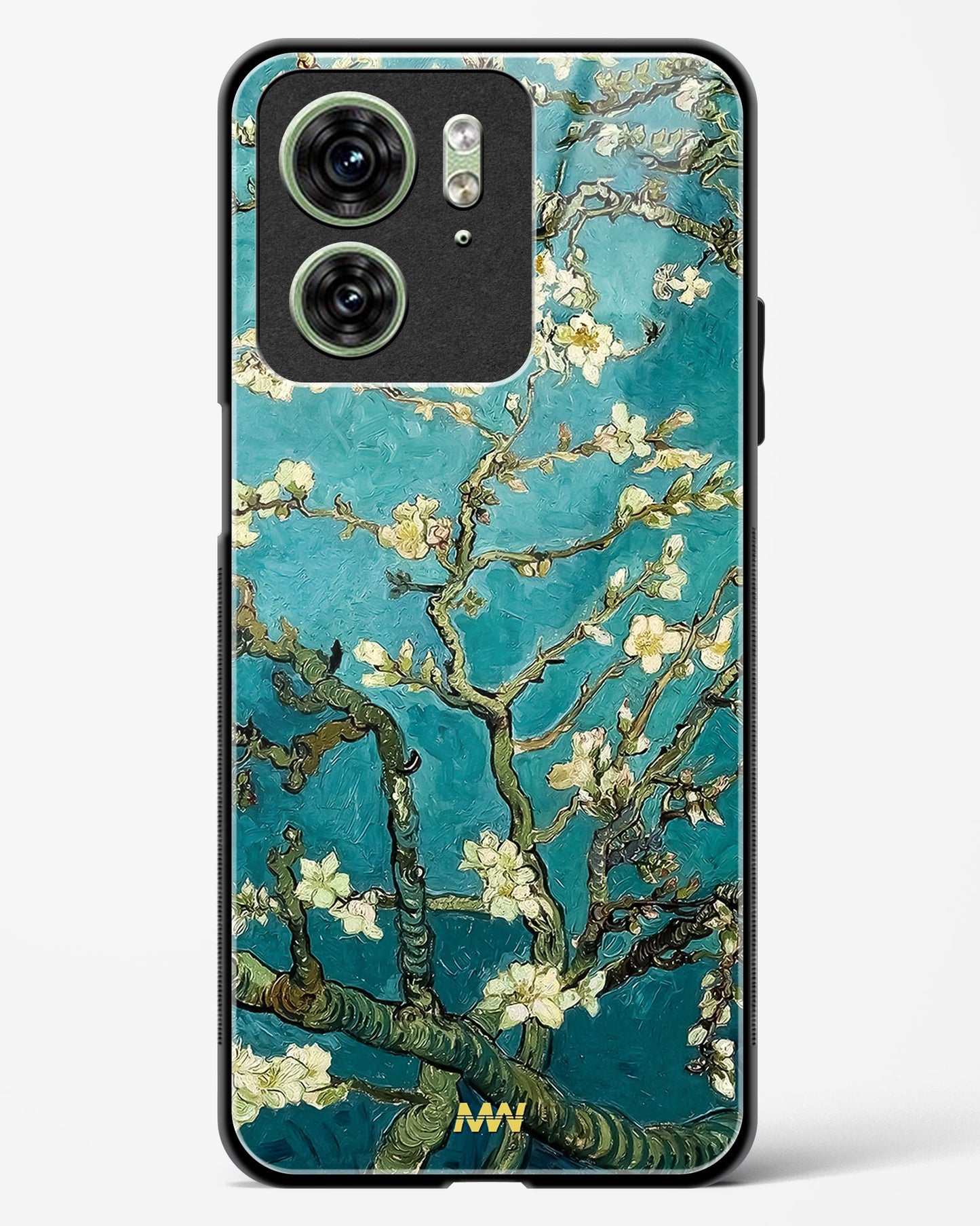 Almond Tree Bloom Glass Phone Case-Motorola Edge 40