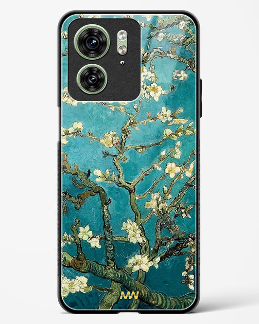 Almond Tree Bloom Glass Phone Case-Motorola Edge 40