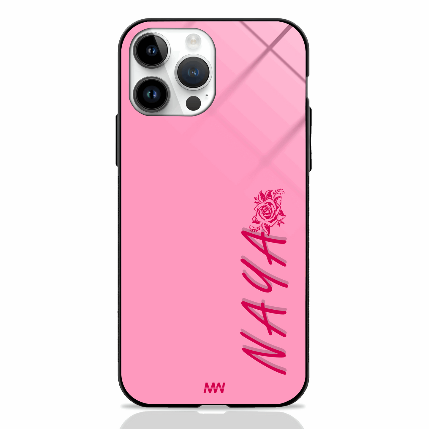 Aloha Custom Name GLASS CASE - - MW Stuffs -