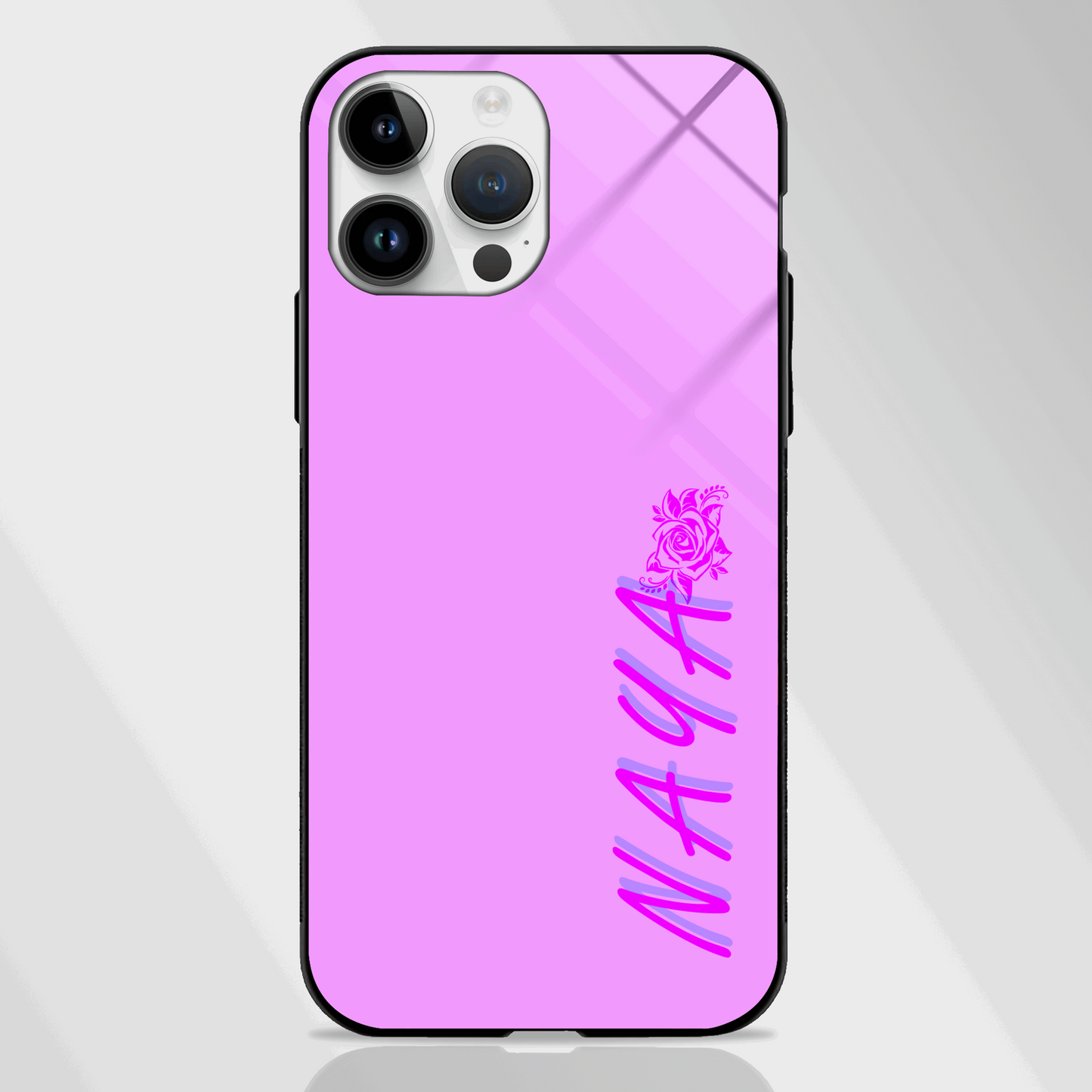 Aloha Custom Name GLASS CASE - - MW Stuffs -