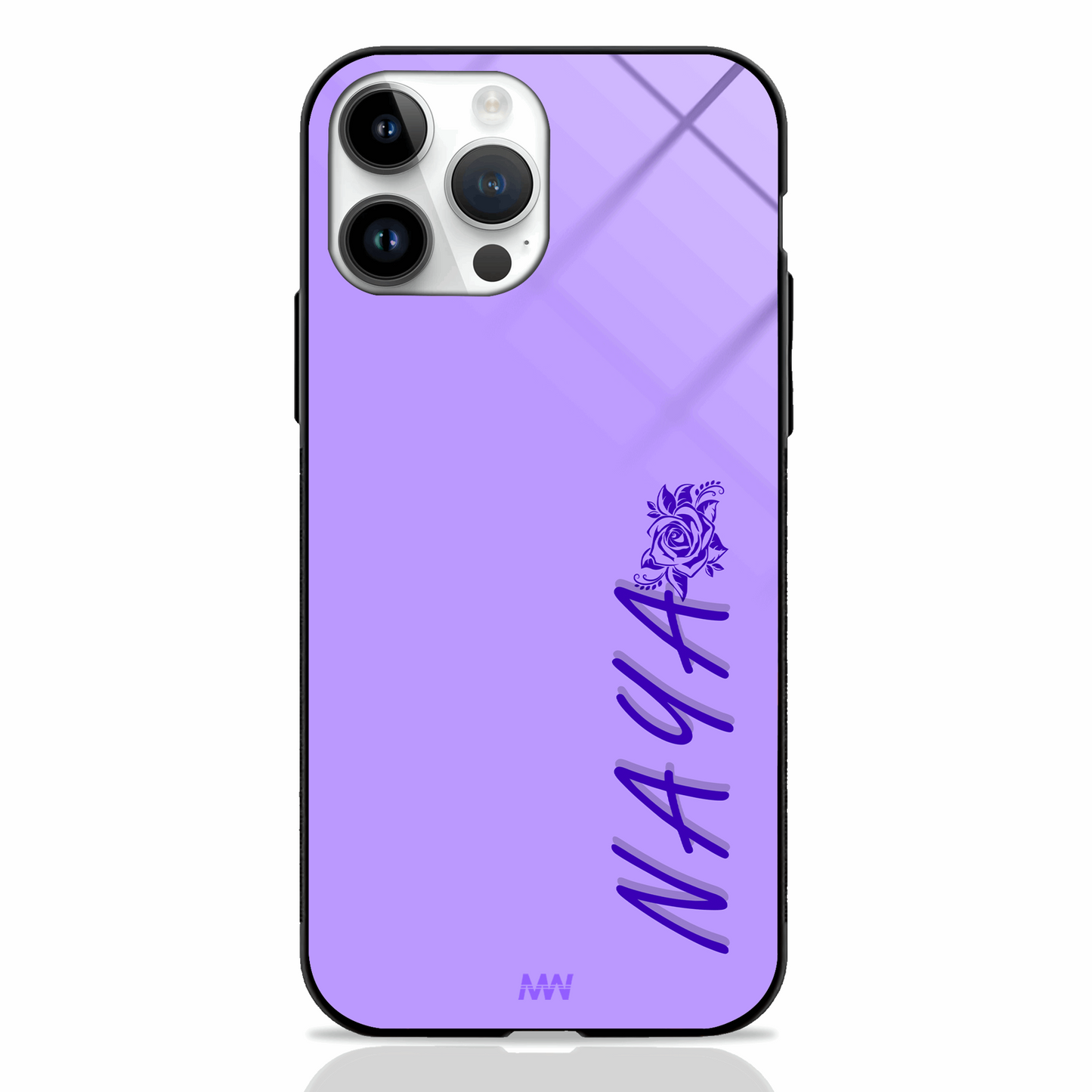 Aloha Custom Name GLASS CASE - - MW Stuffs -
