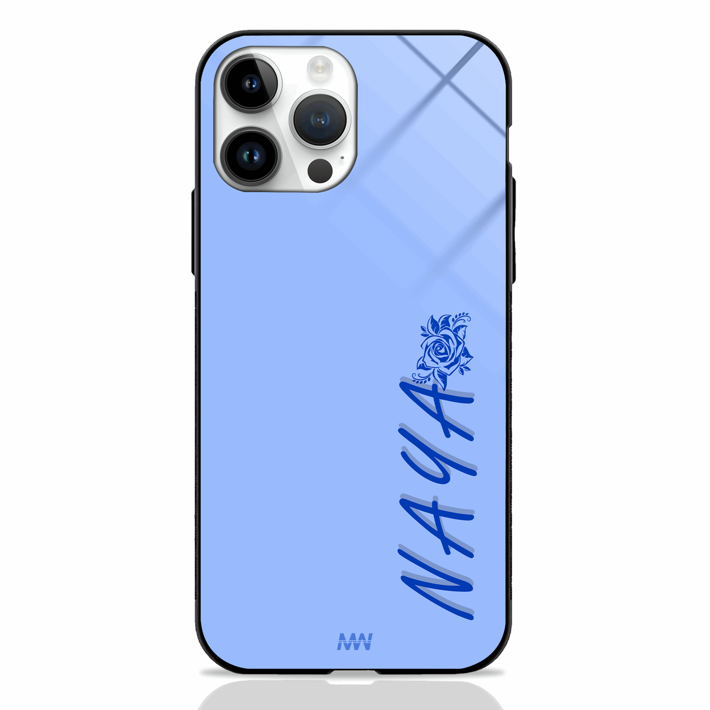 Aloha Custom Name GLASS CASE - - MW Stuffs -