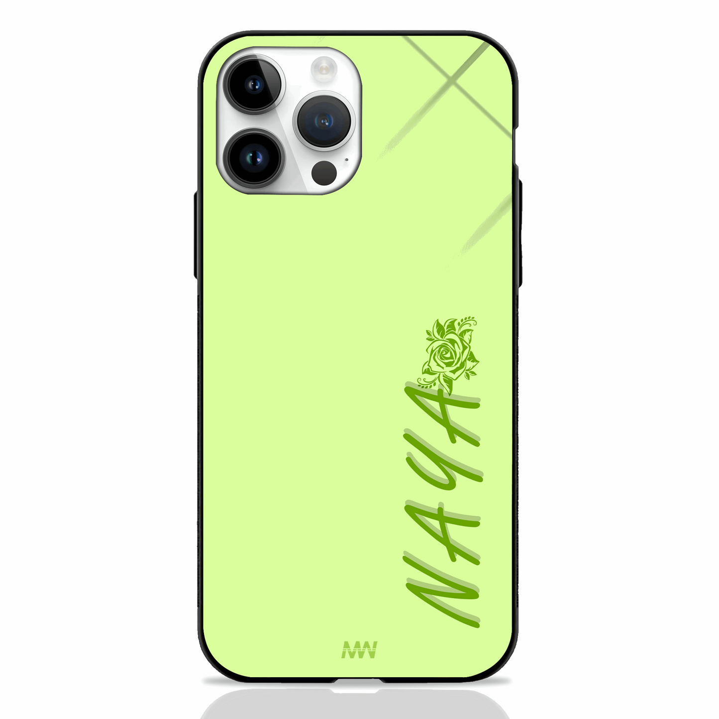 Aloha Custom Name GLASS CASE - - MW Stuffs -