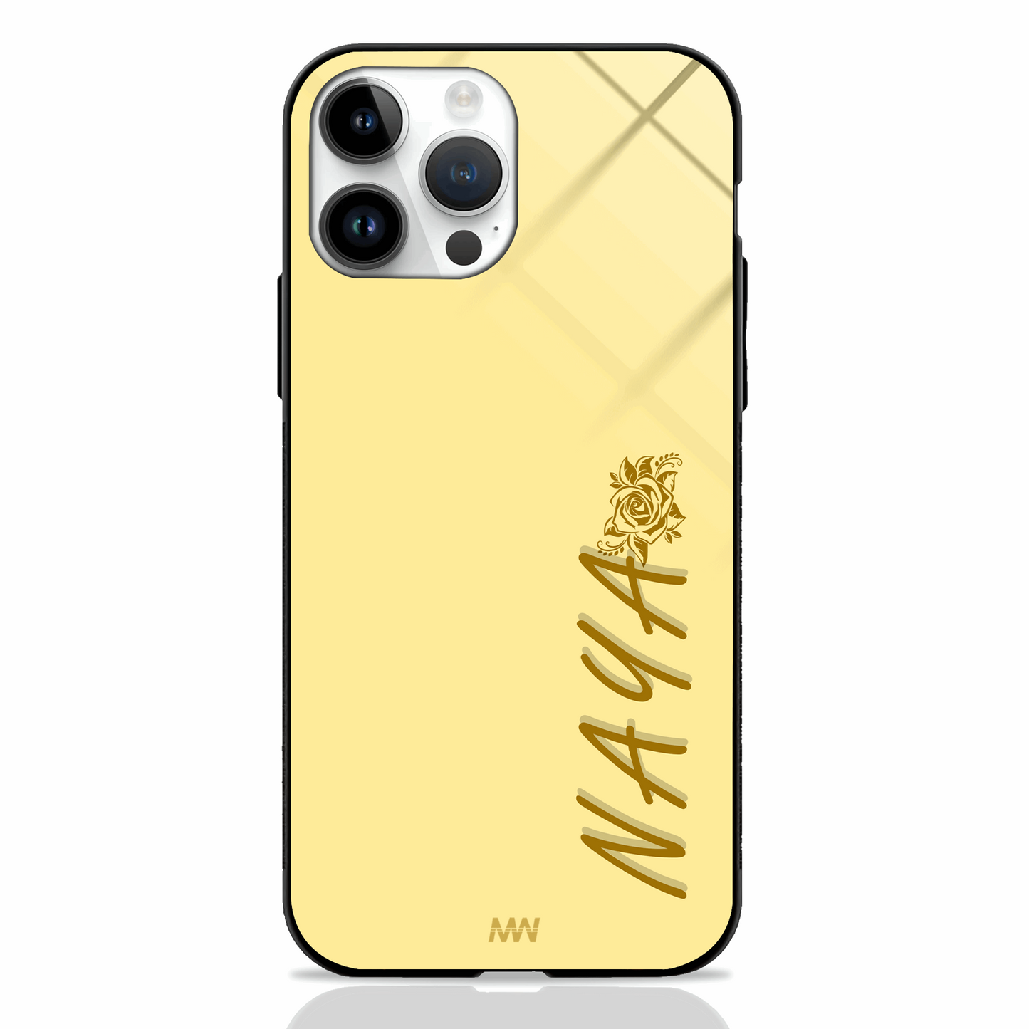 Aloha Custom Name GLASS CASE - - MW Stuffs -