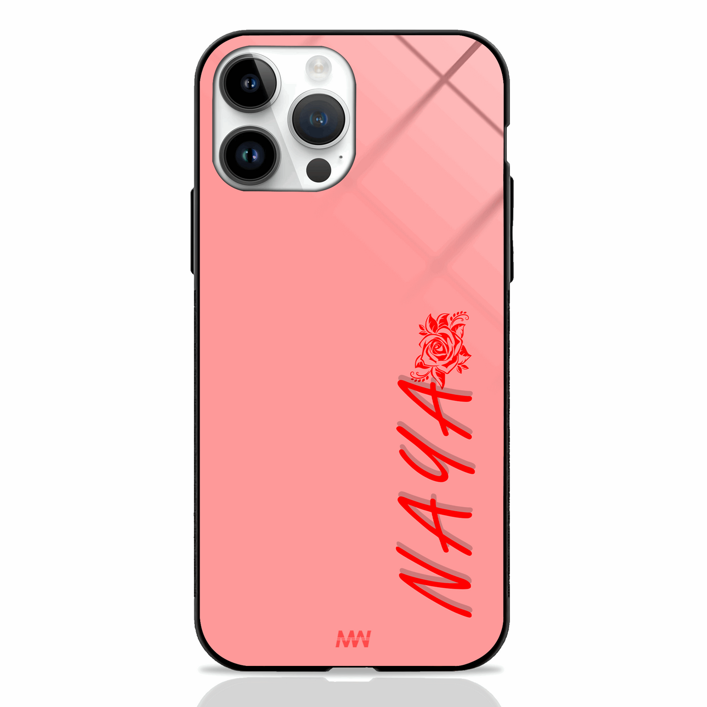 Aloha Custom Name GLASS CASE - - MW Stuffs -