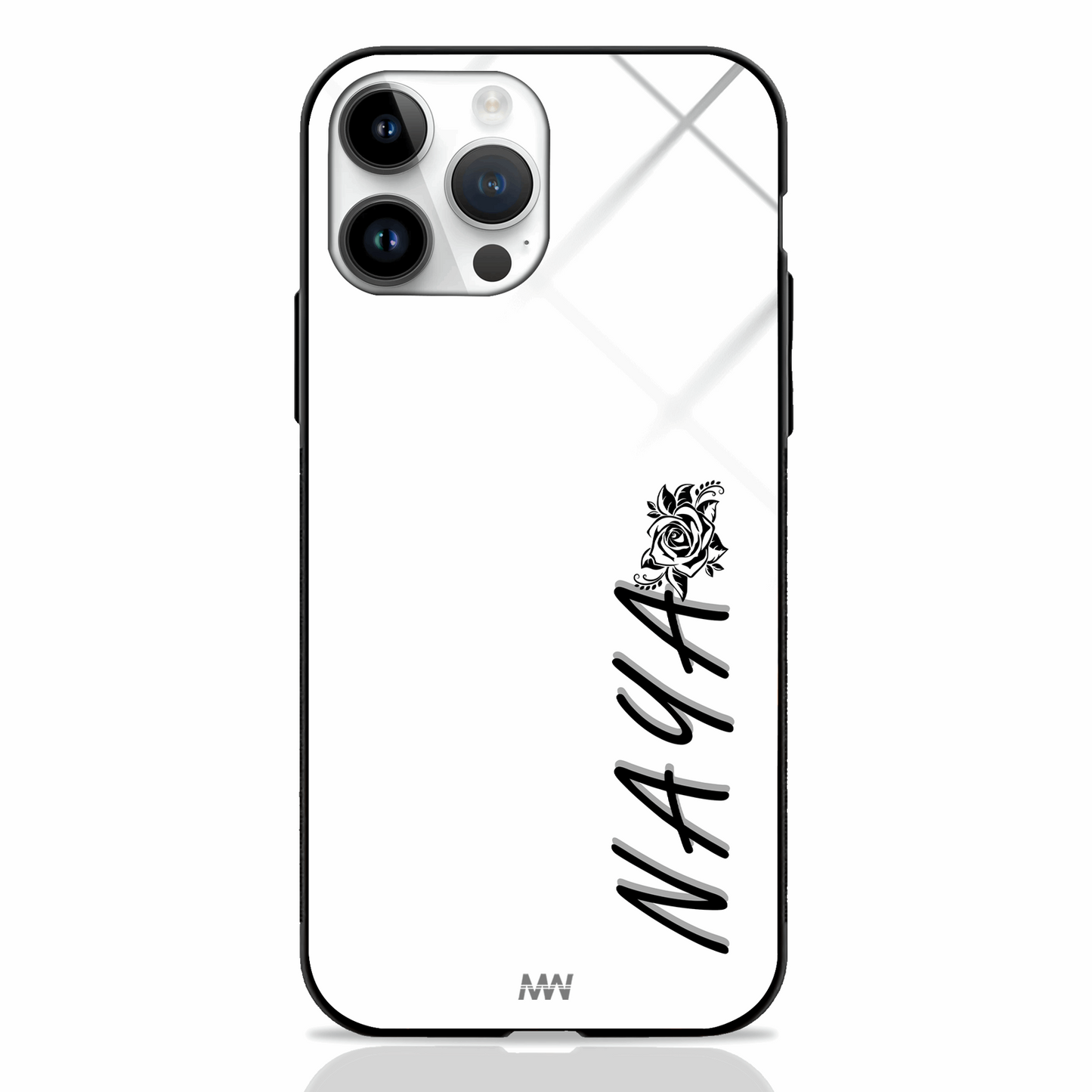 Aloha Custom Name GLASS CASE - - MW Stuffs -