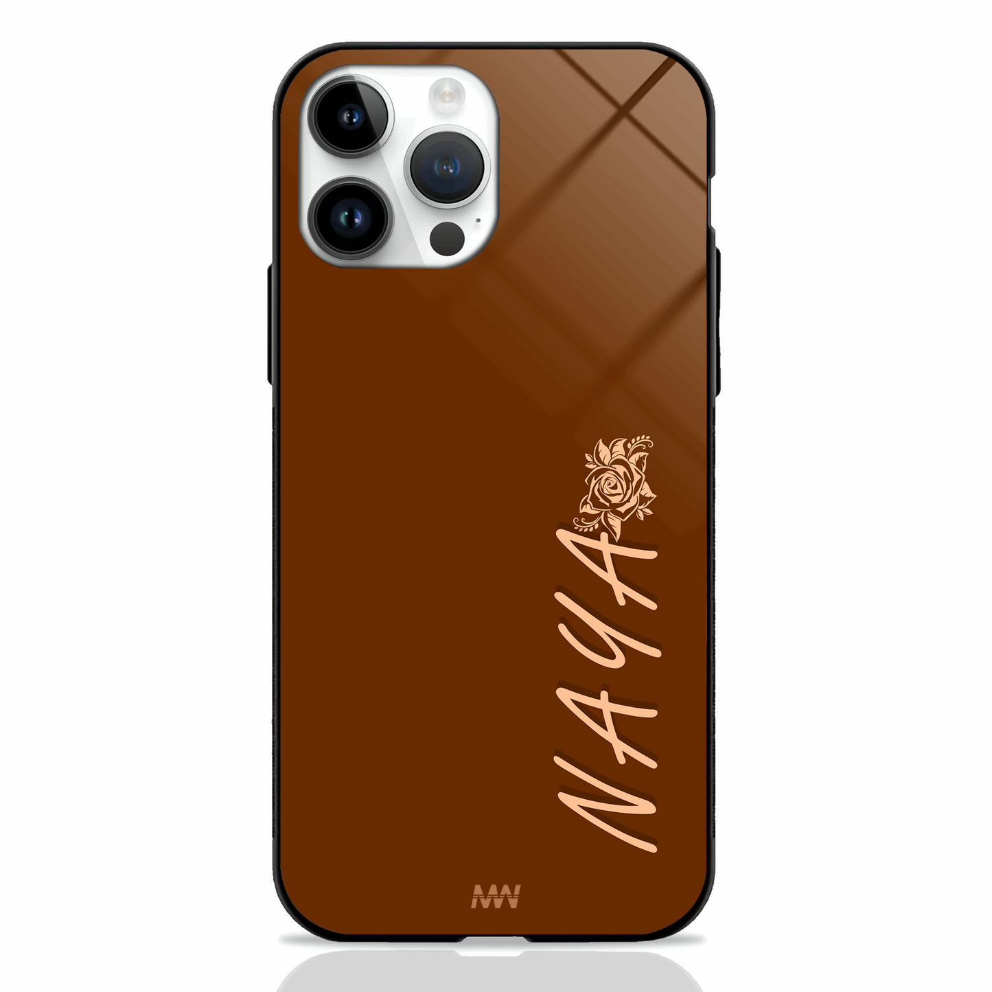 Aloha Custom Name GLASS CASE - - MW Stuffs -