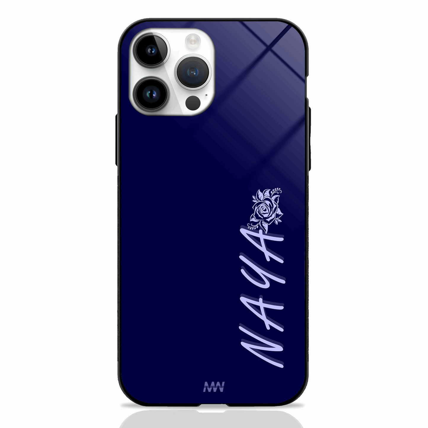 Aloha Custom Name GLASS CASE - - MW Stuffs -