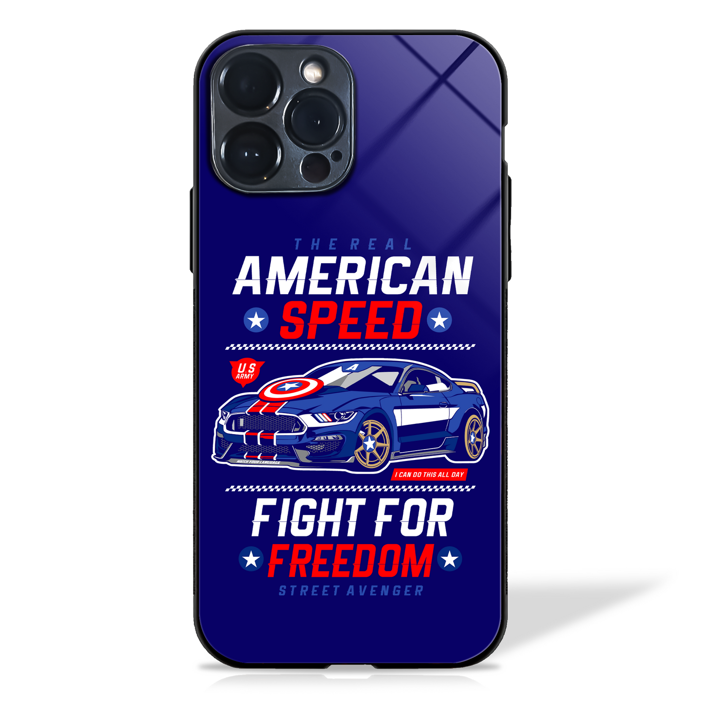 The Real American Speed - Street Avenger Glass Case