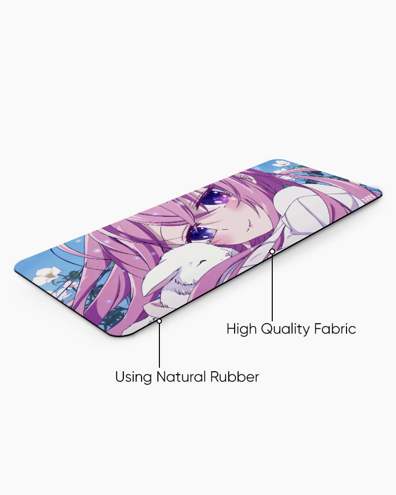 Anime Girl with Bunny