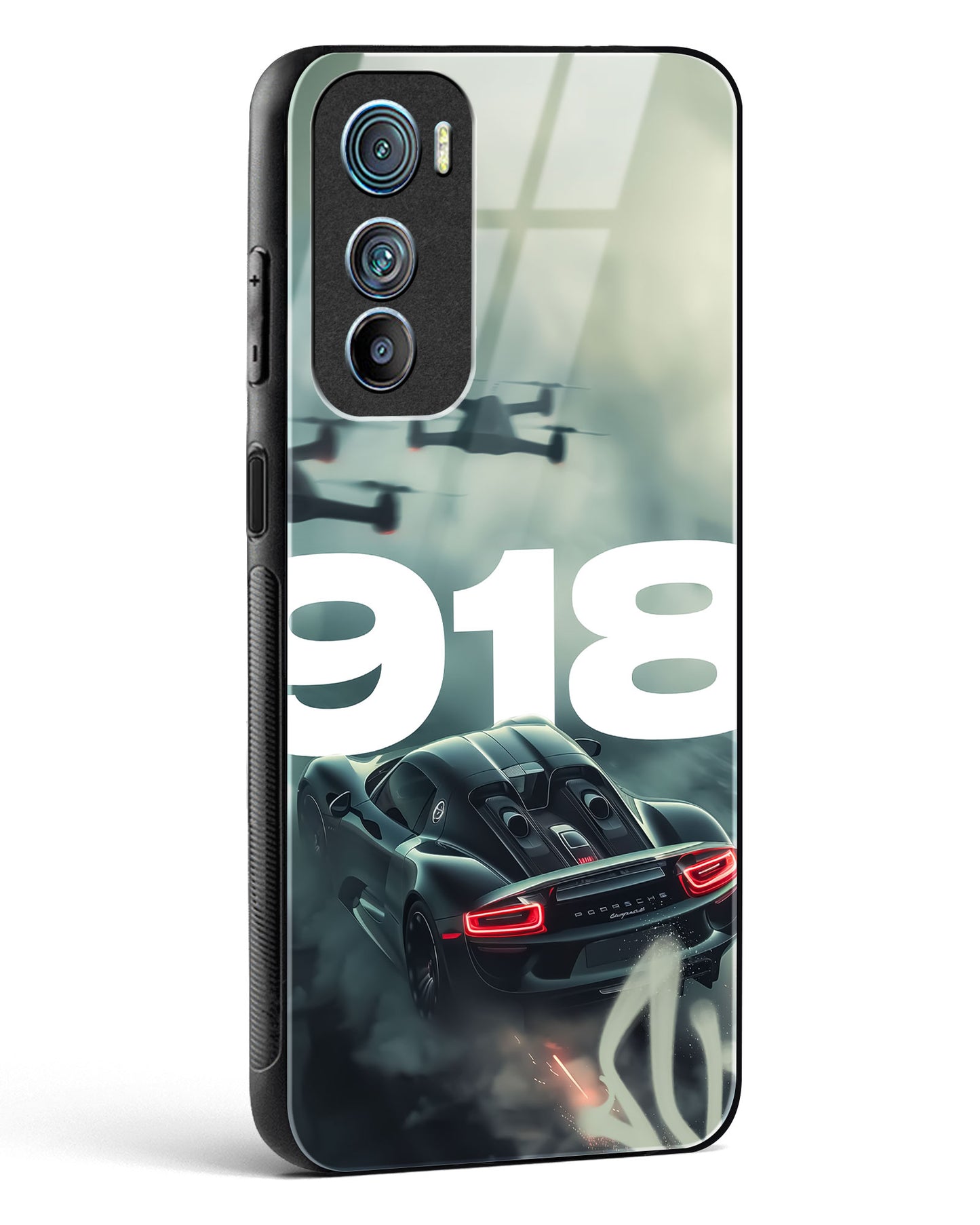 Automotive 918 Racing Glass Phone Case-Motorola Edge 30
