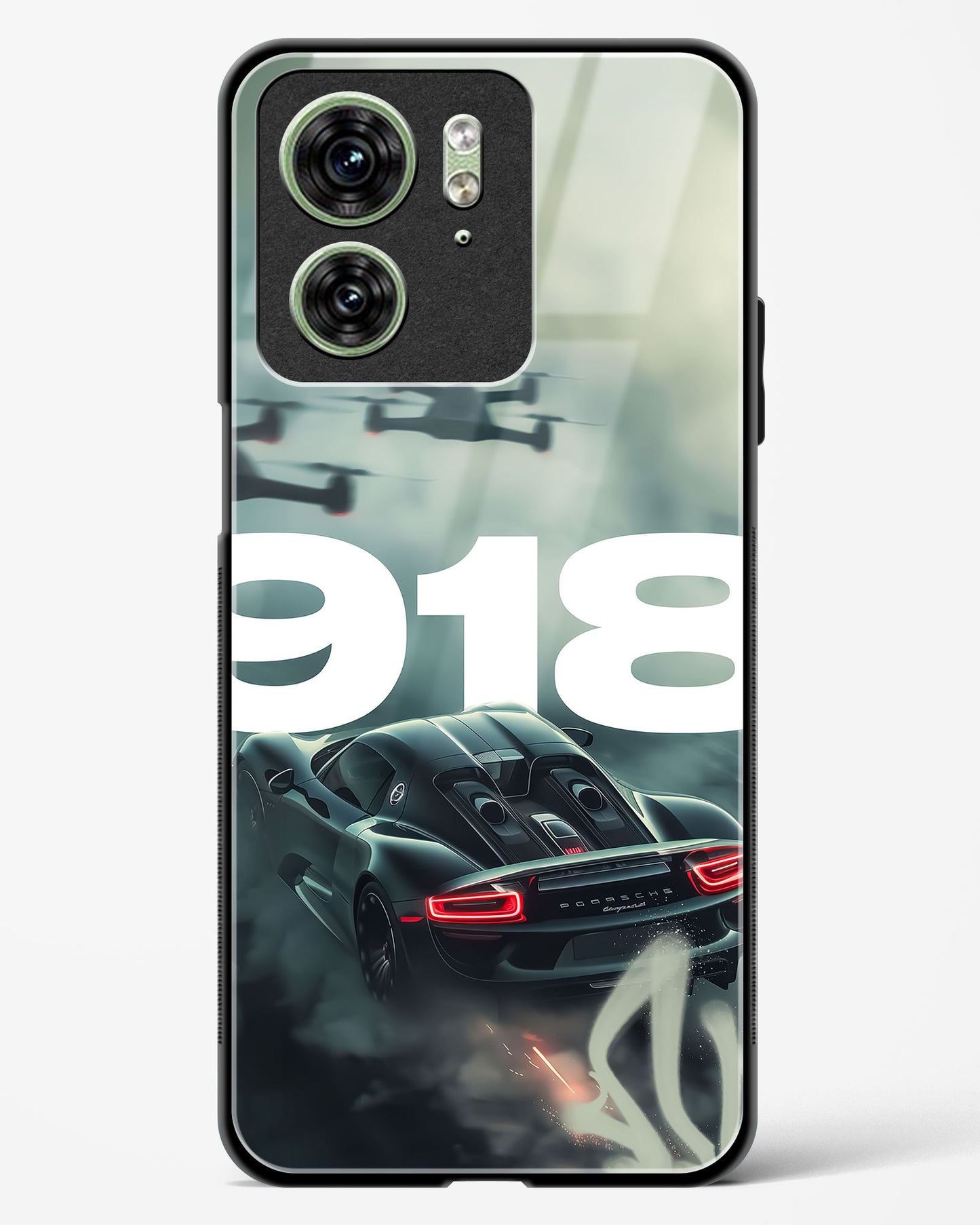 Automotive 918 Racing Glass Phone Case-Motorola Edge 40