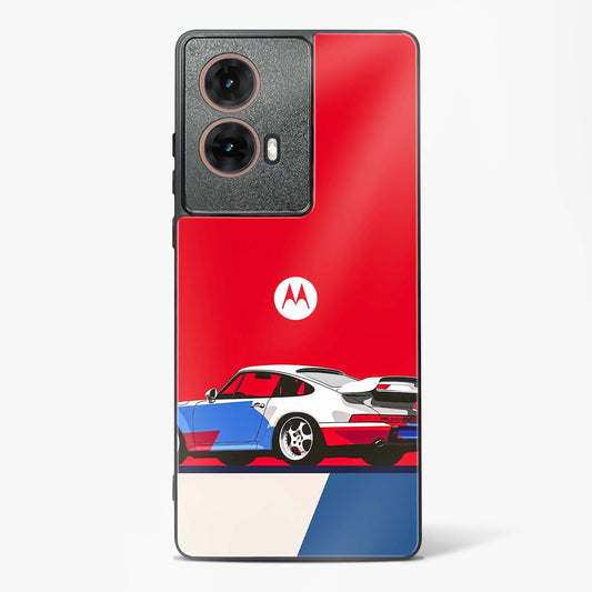 Automotive Racing Glass Phone Case-Moto G85 5G