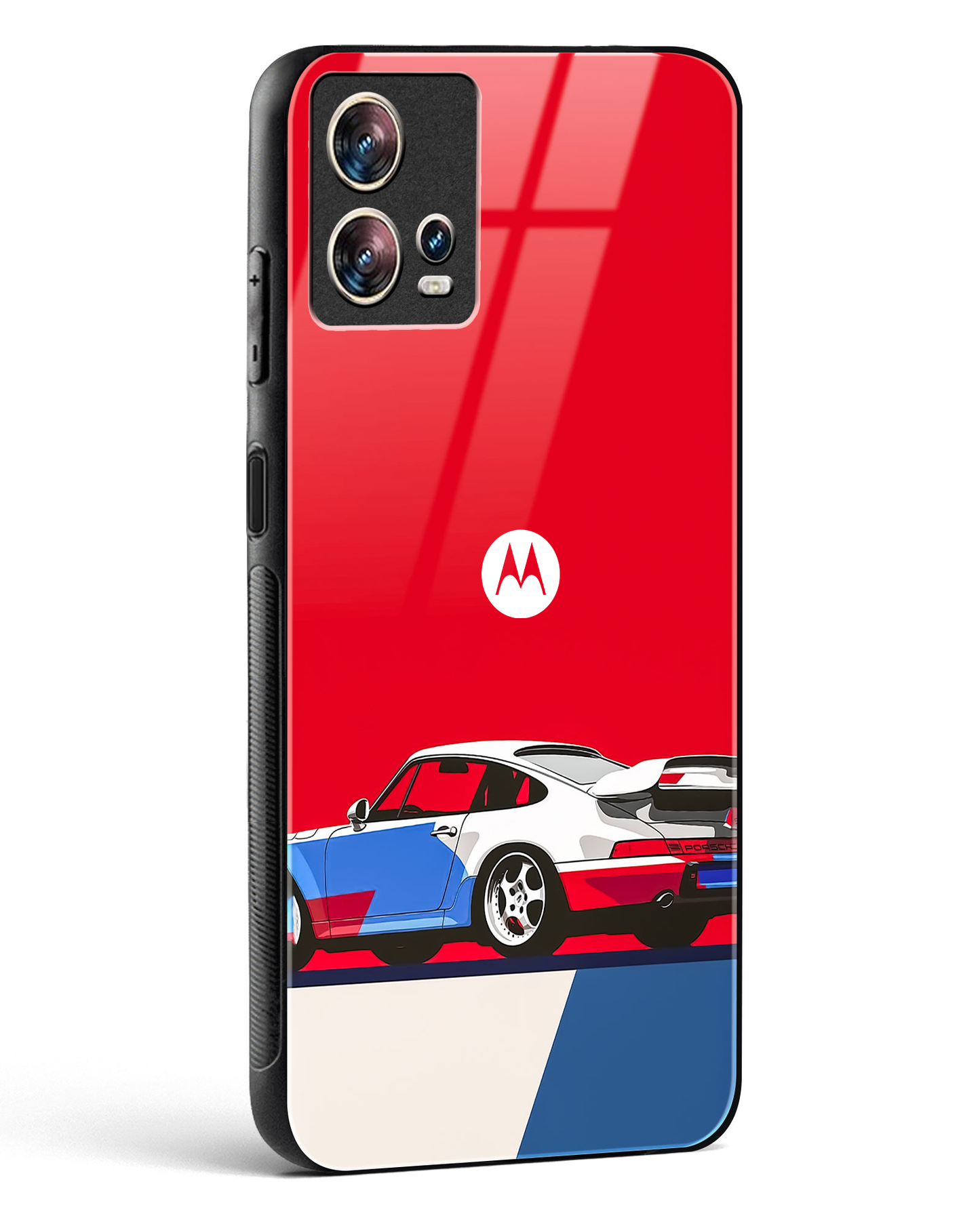 Automotive Racing Glass Phone Case-Motorola Edge 30 Fusion