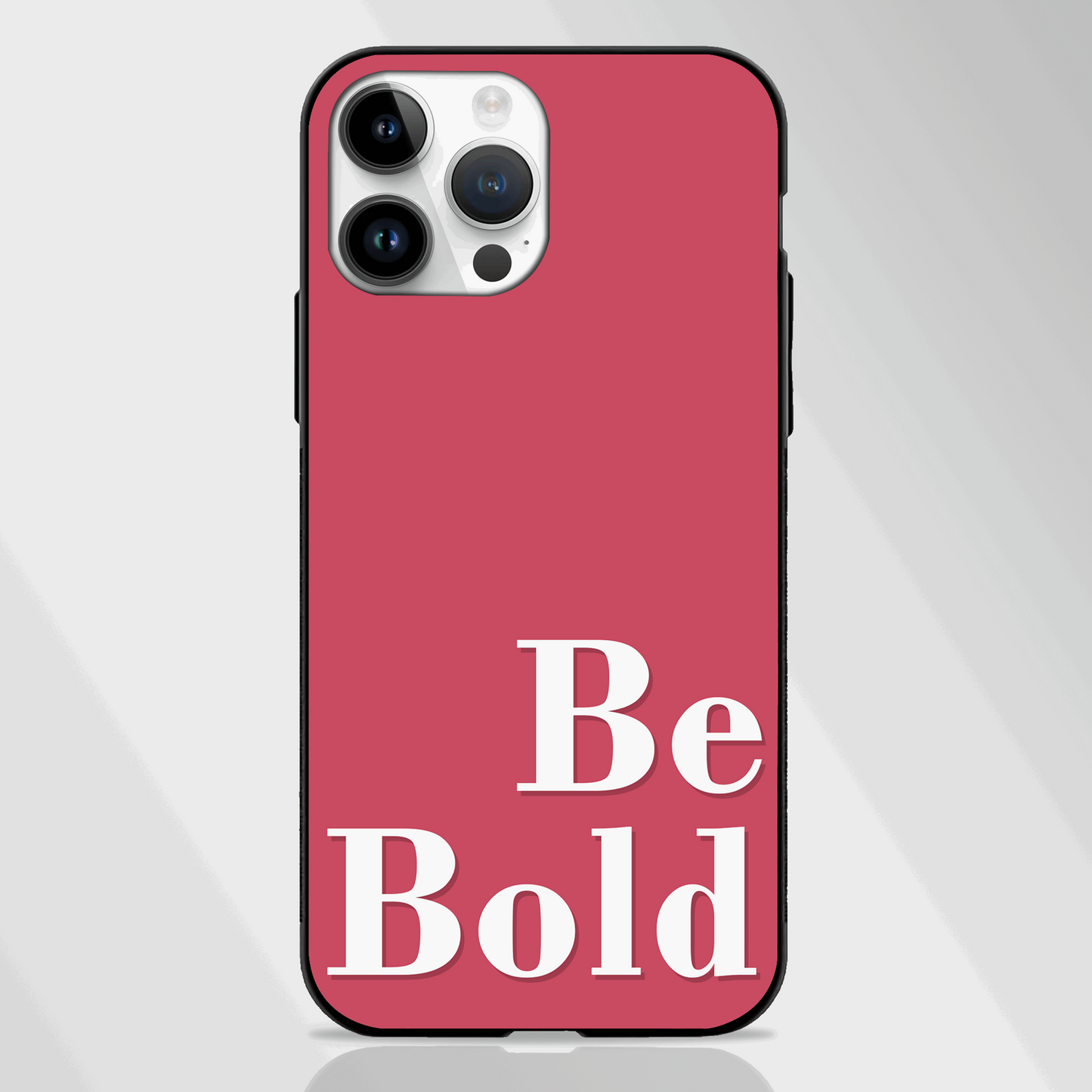 BE BOLD Statement Series GLASS CASE - - MW Stuffs -