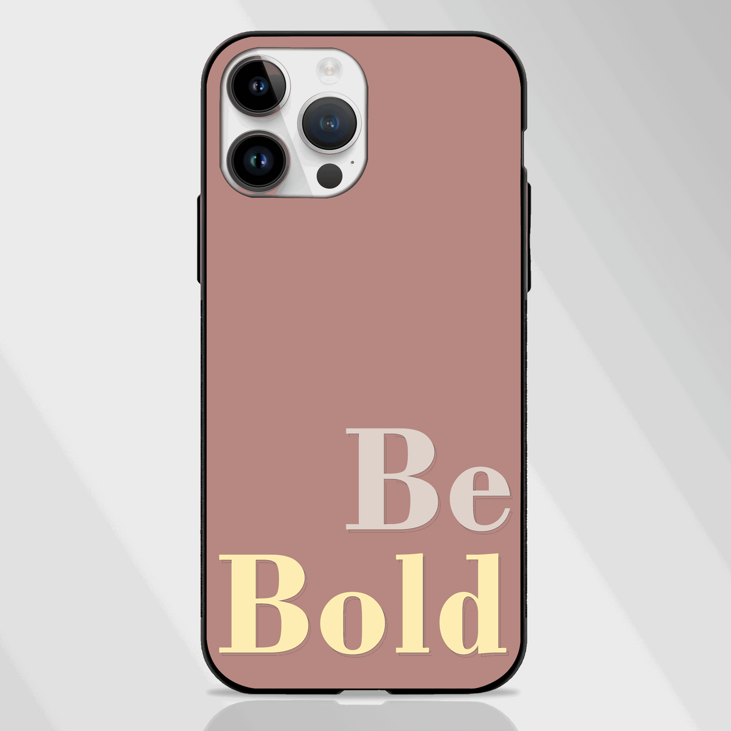 BE BOLD Statement Series GLASS CASE - - MW Stuffs -