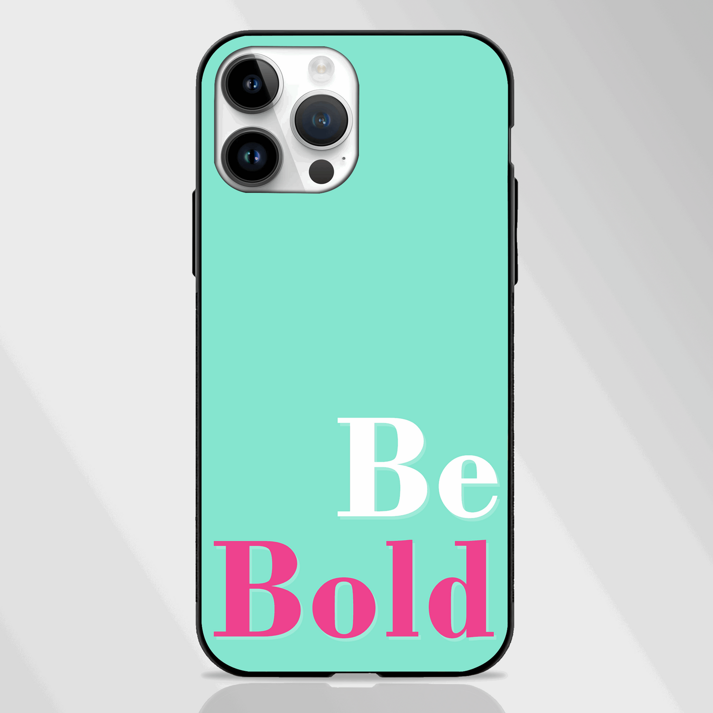 BE BOLD Statement Series GLASS CASE - - MW Stuffs -