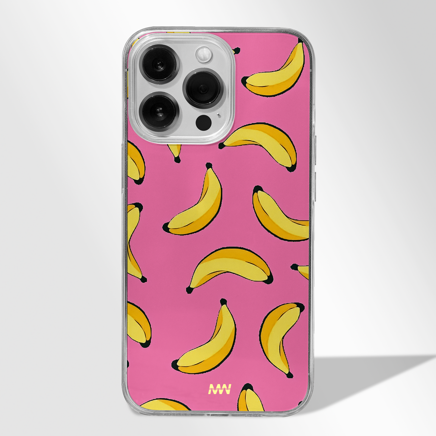 Banana Pattern Premium CLEAR CASE - - MW Stuffs -