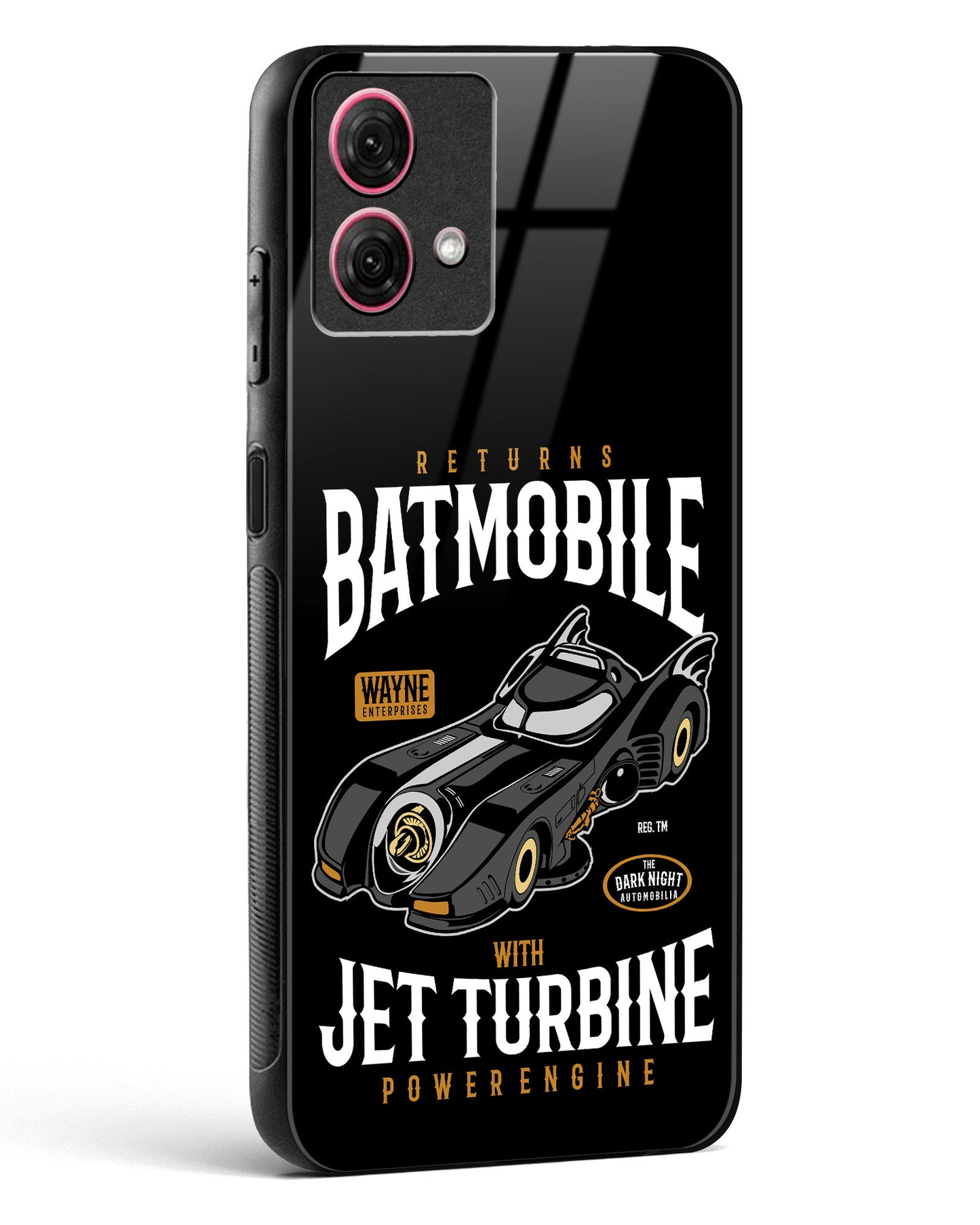 Batmobile Jet Turbine Glass Phone Case-Moto G84 5G