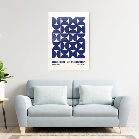 Bauhaus Grid Design Metal-Poster
