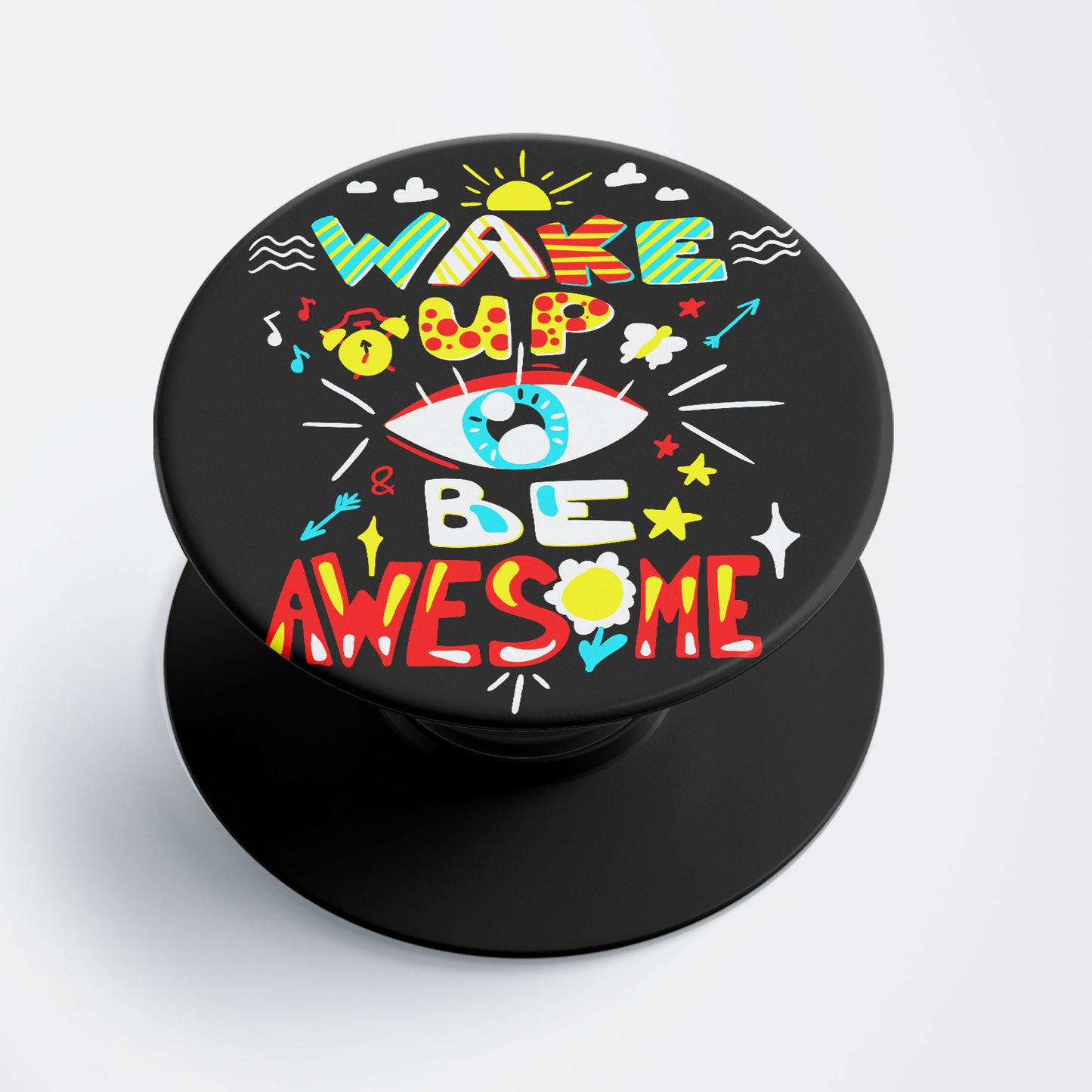 Be Awesome Flat Pop Holder