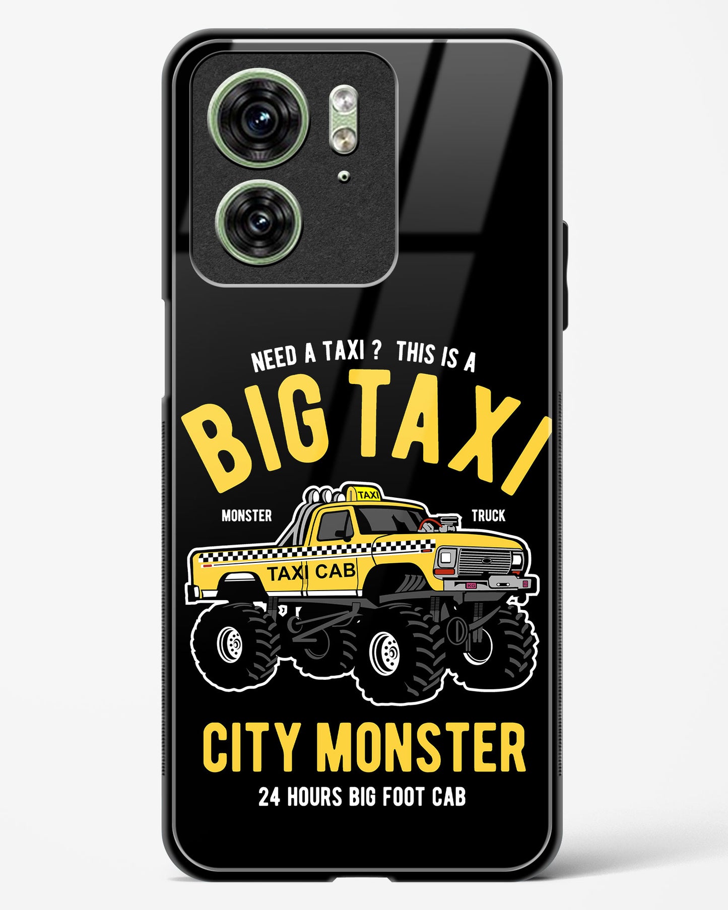 Big Taxi Glass Phone Case-Motorola Edge 40