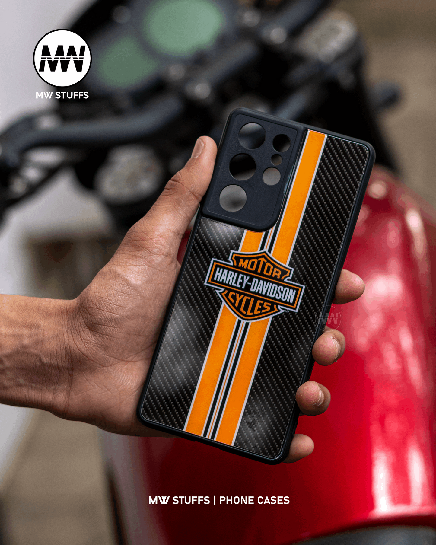 Bikers Collection Glass Case - - MW Stuffs -