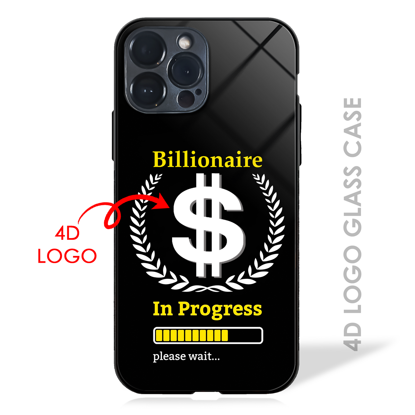 Your Dream Profession in Progress - 4D Logo Glass Case (20+ Professions)
