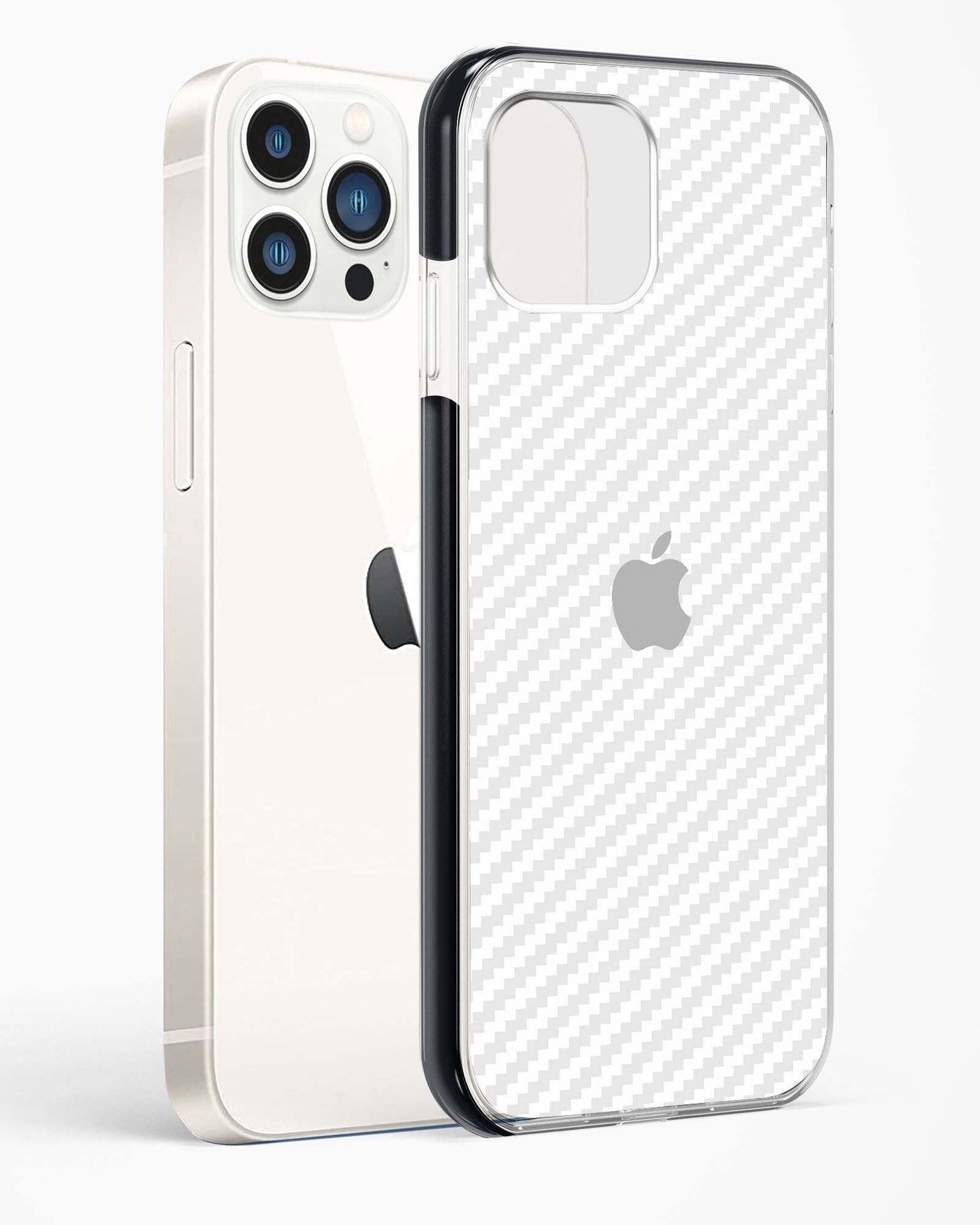 Black Carbon Pattern Impact Drop Protection Case