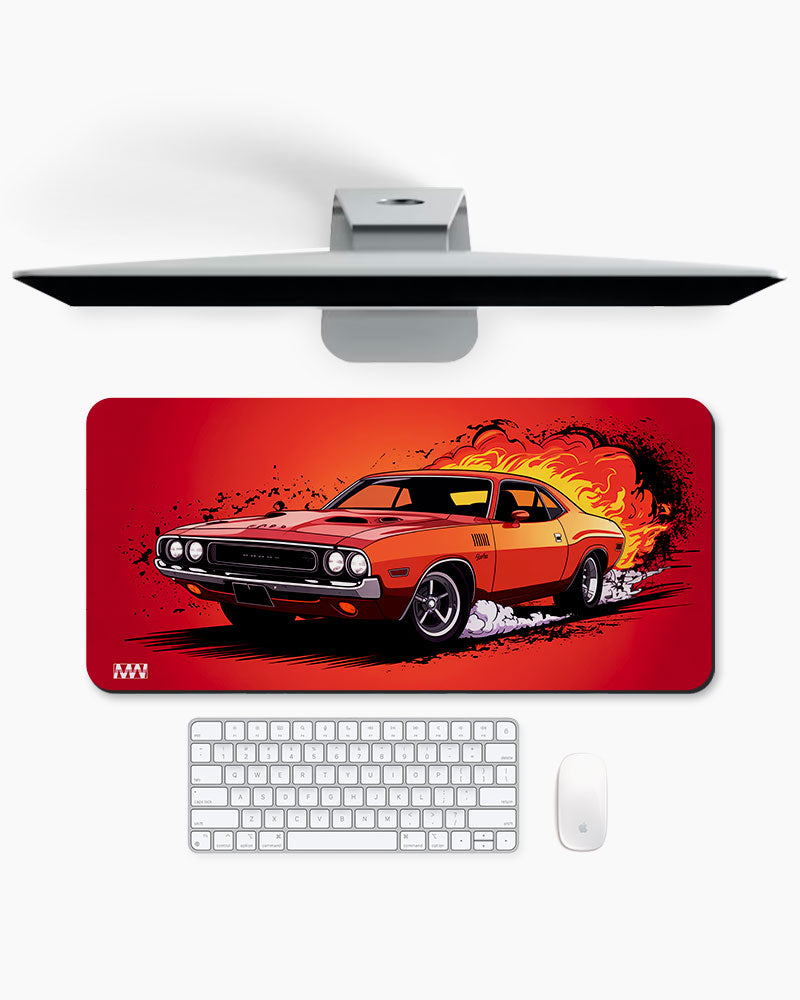 Blaze Runner Challenger Ignition DeskMat